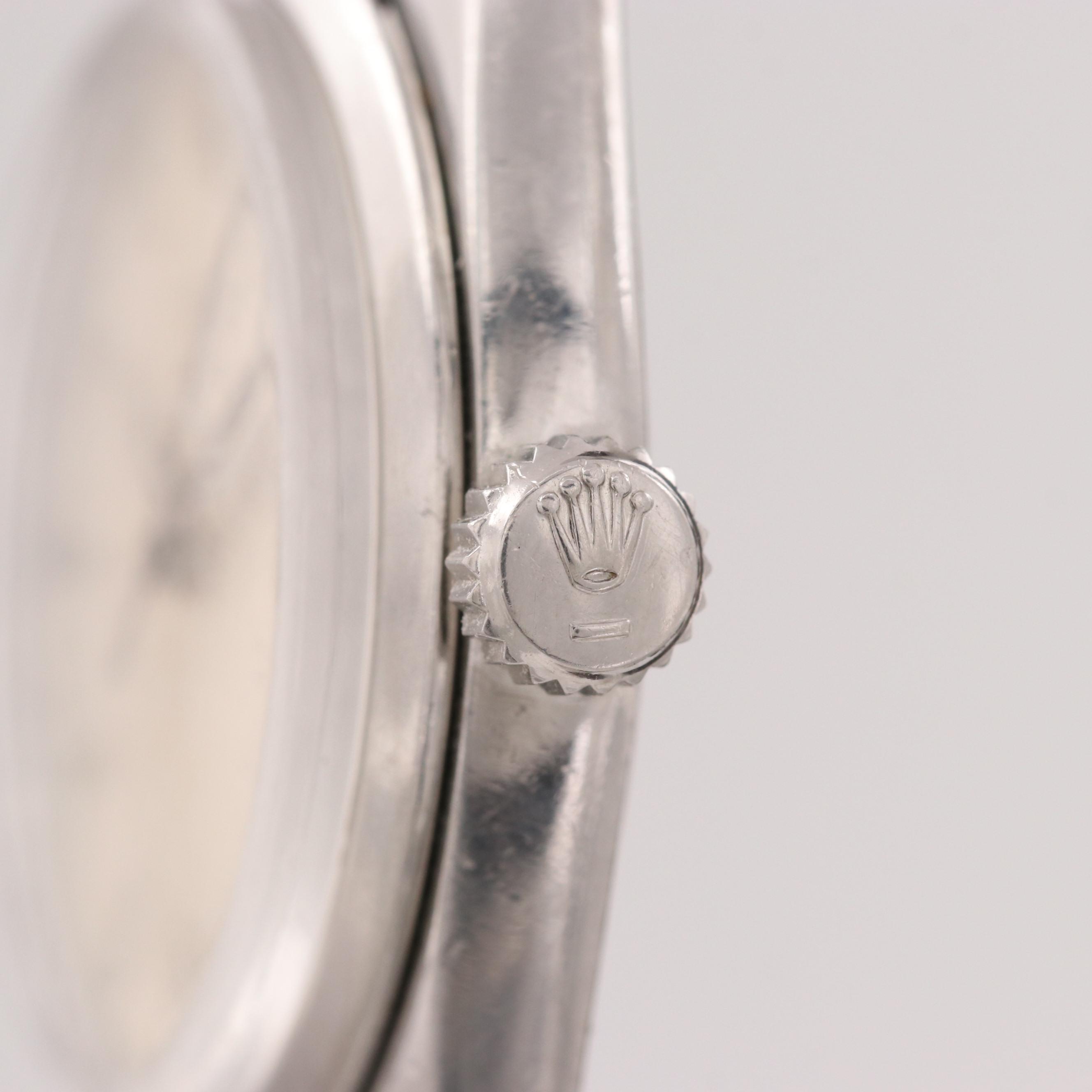 Vintage Rolex Oyster Royal Stainless Steel Stem Wind Watch, 1961