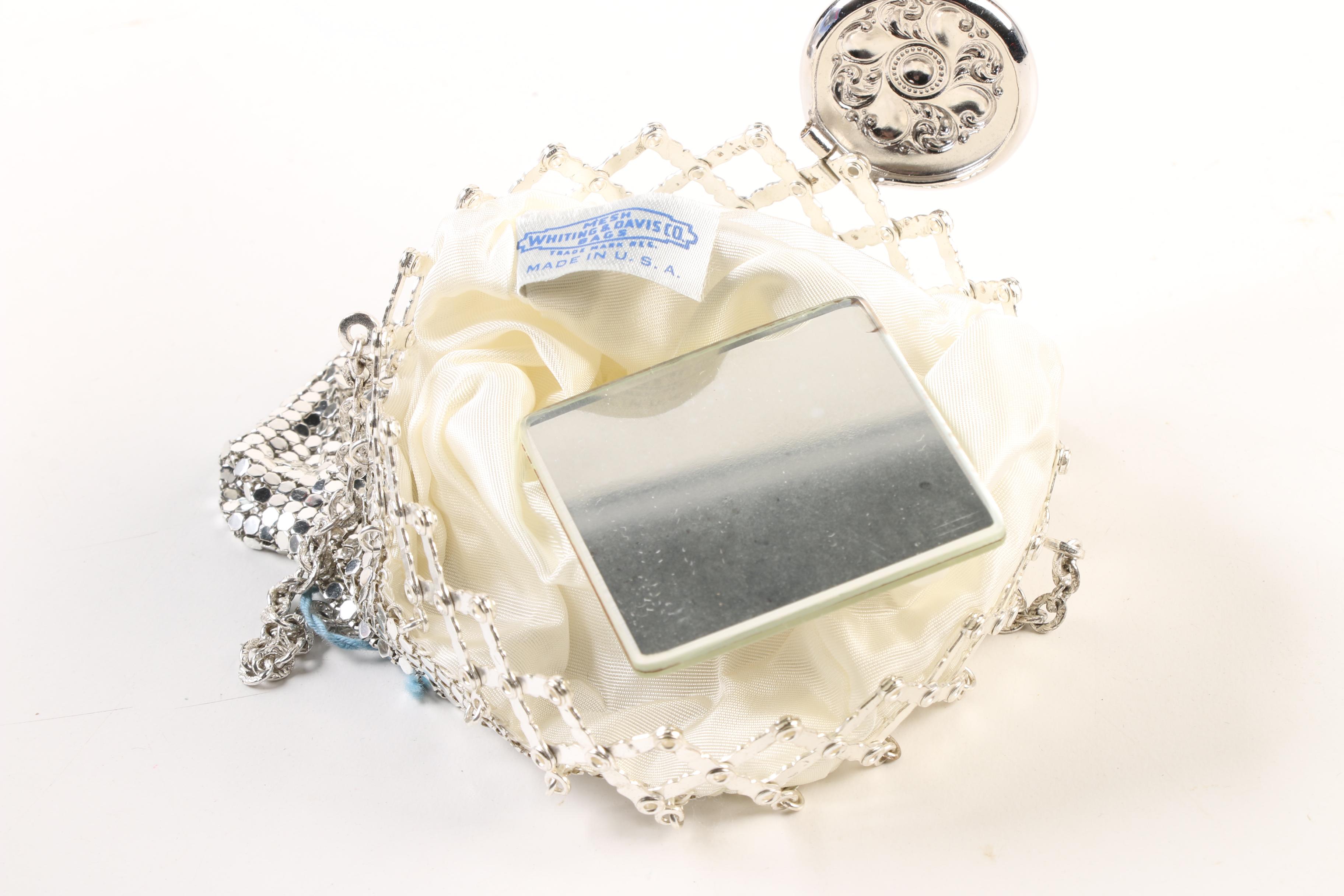 Whiting & Davis Mesh Bags, Made in U.S.A., and Carla Marchi Beaded Bag, Vintage