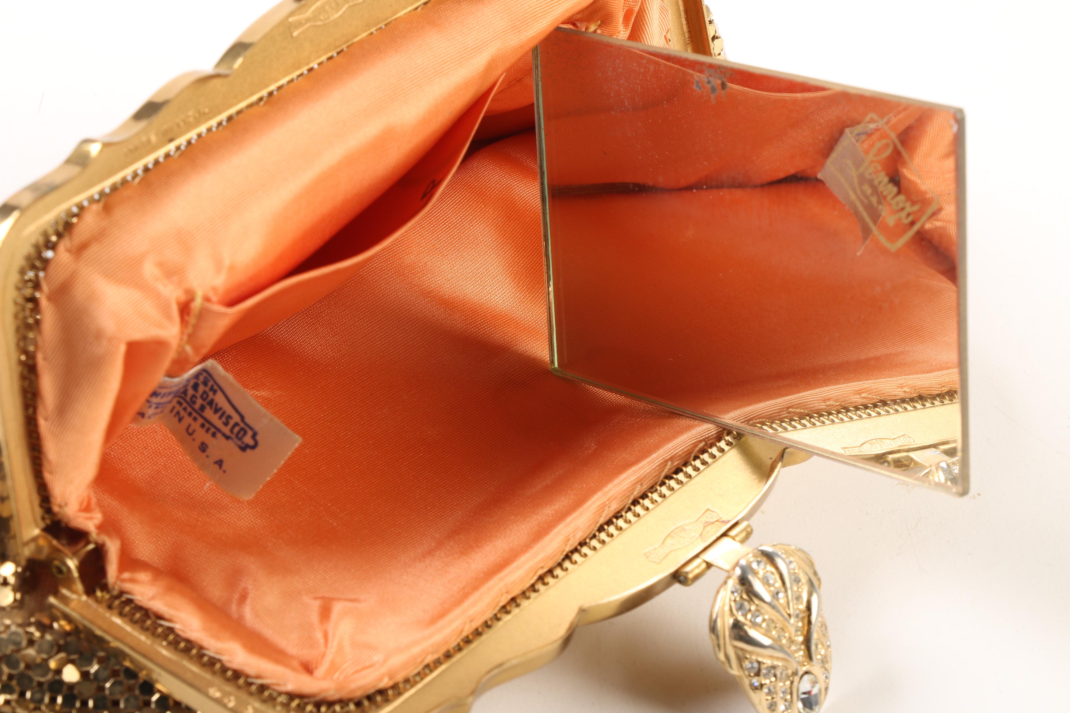 Whiting & Davis Mesh Bags, Made in U.S.A., and Carla Marchi Beaded Bag, Vintage