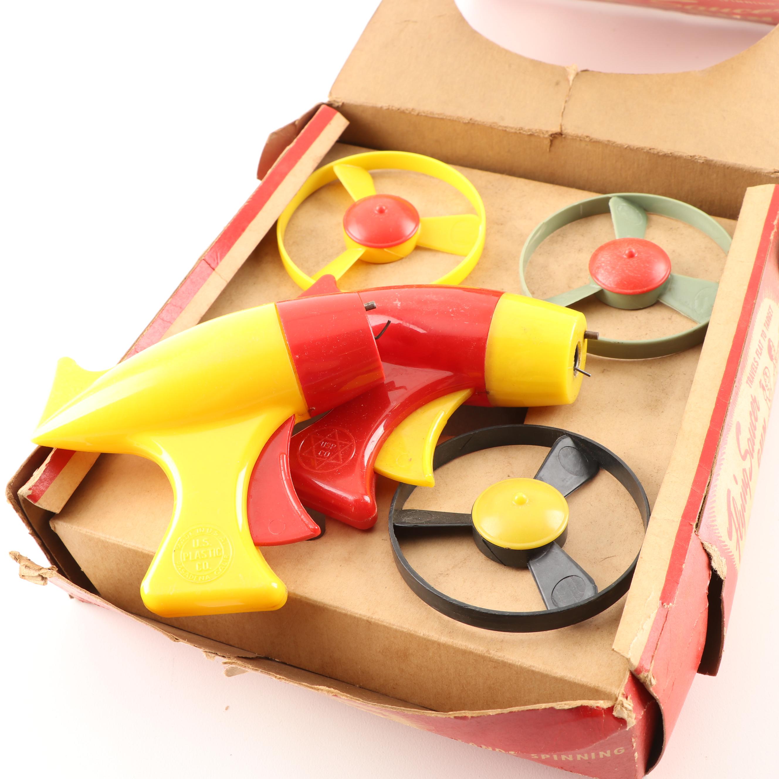 Vintage Toy Guns and Flying-Saucer Gun