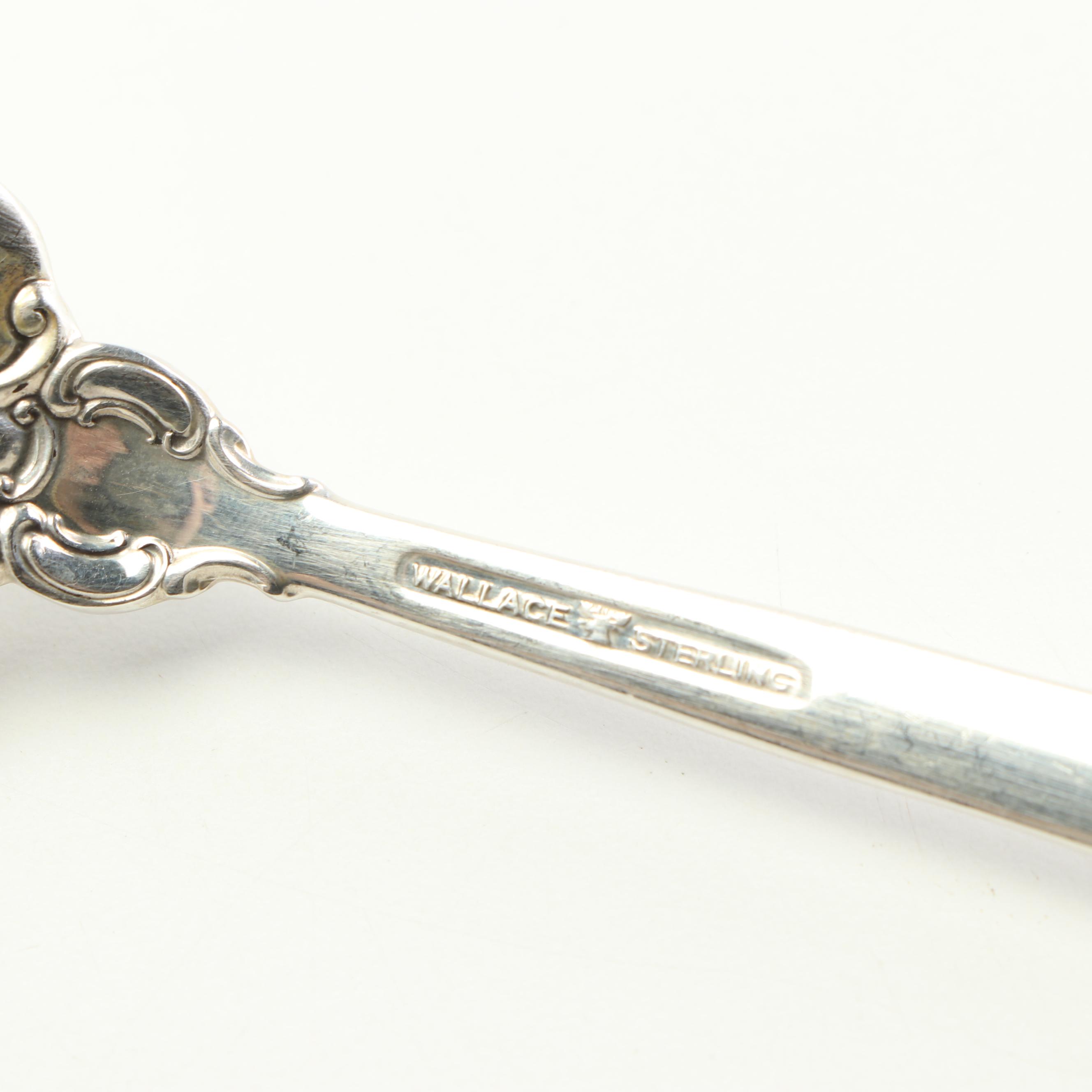 Wallace Sterling Silver "Grand Baroque" Flatware and Serveware