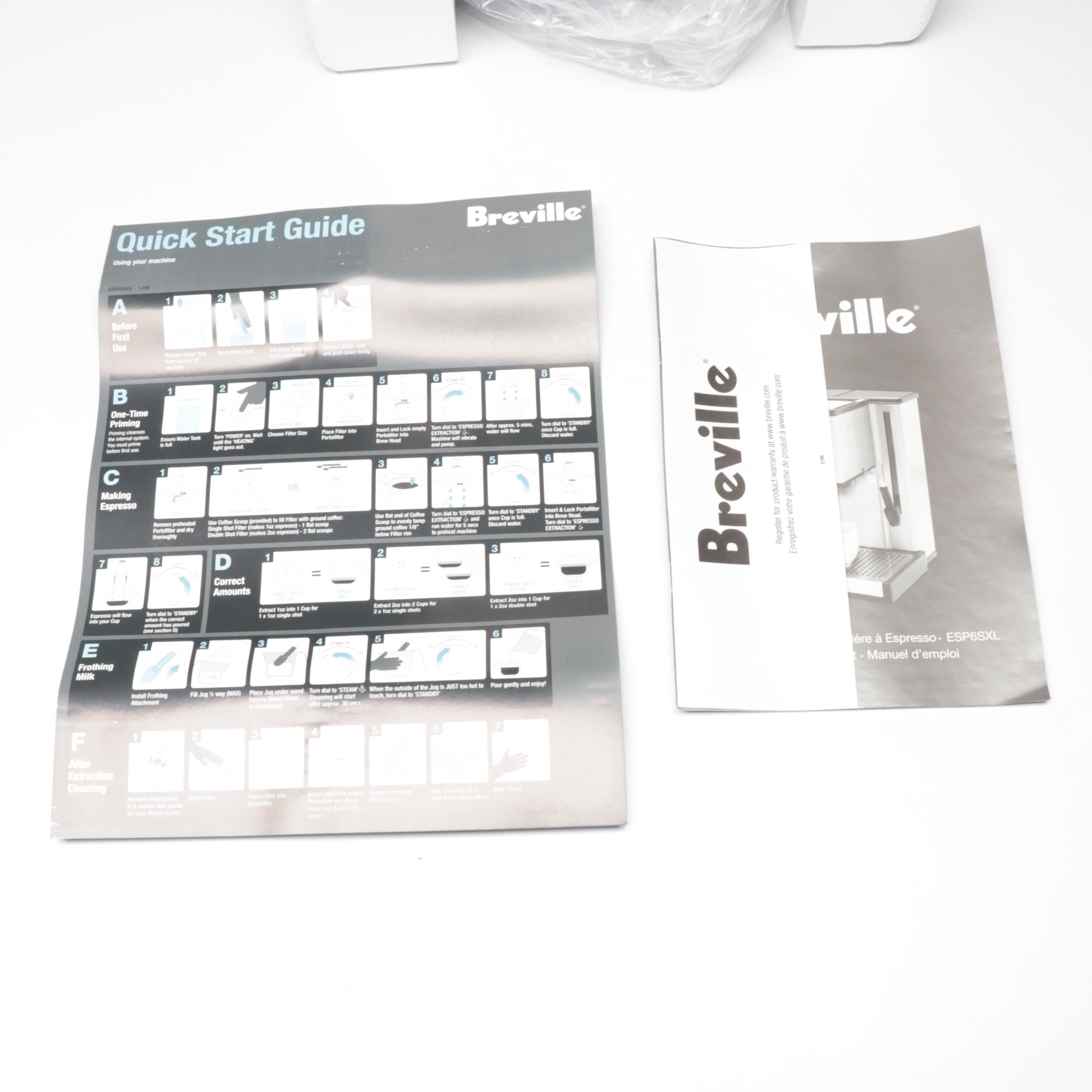 Breville Cafe Modena Espresso Machine