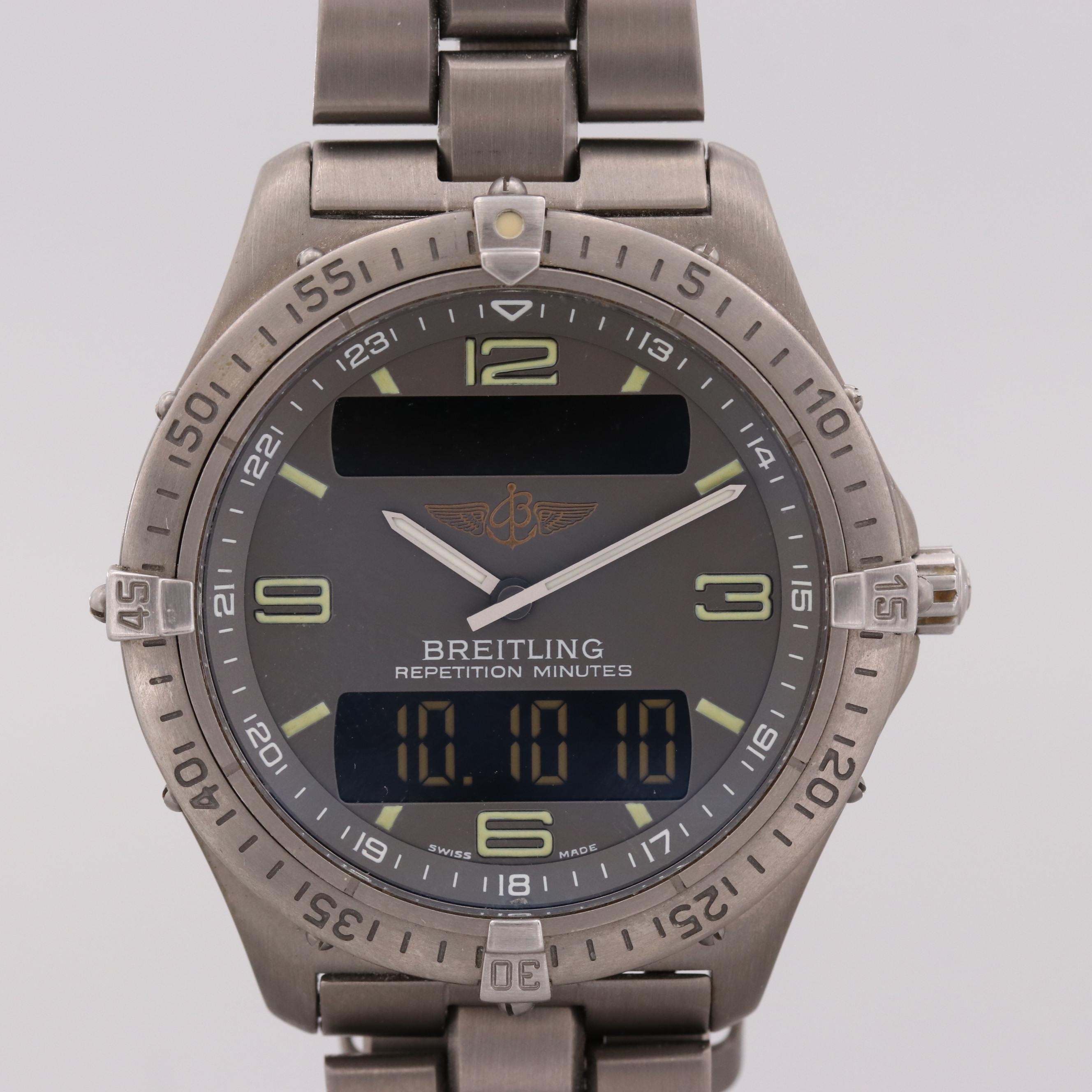 Breitling Aerospace Titanium Analog/Digital Quartz Watch