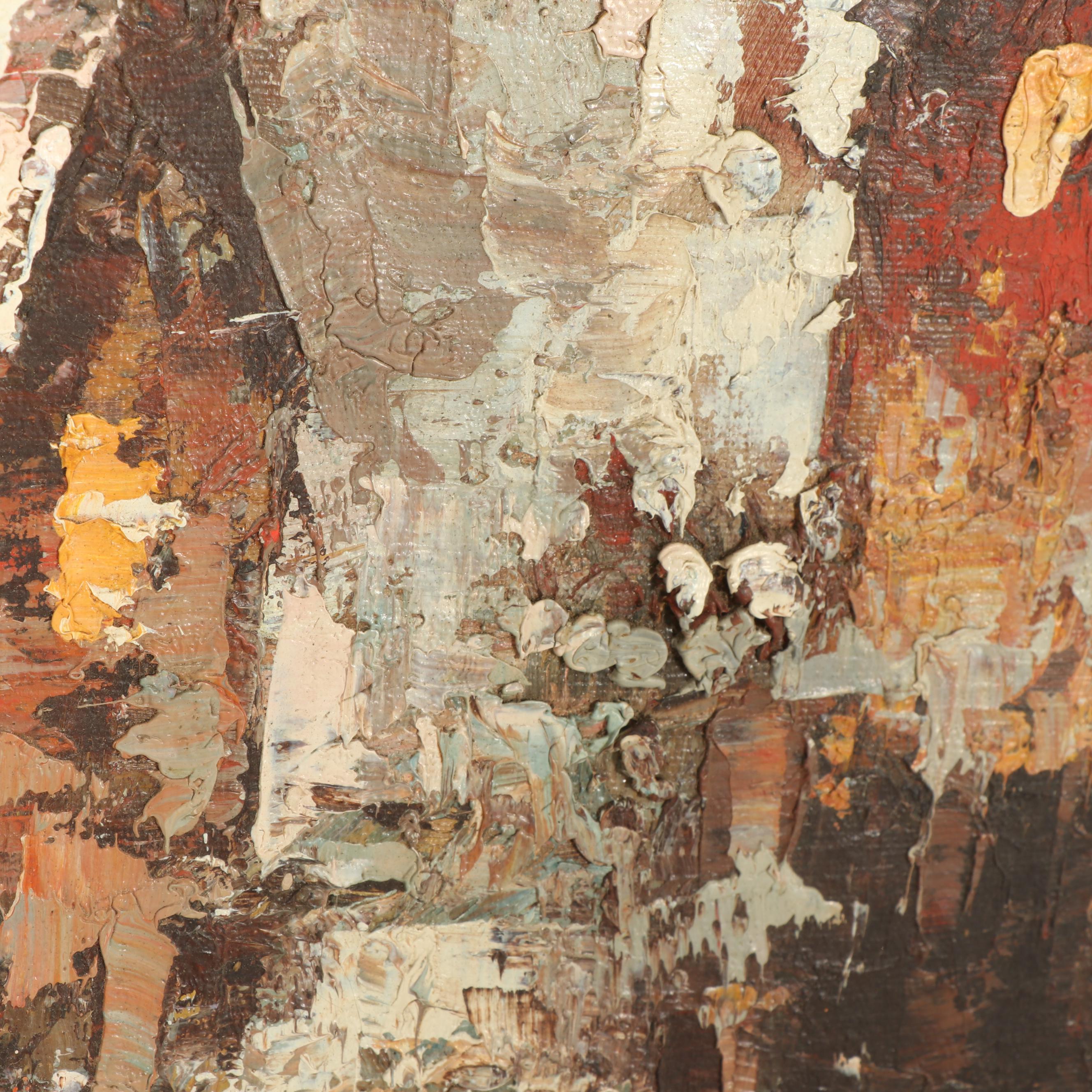 Landscape Impasto Oil Painting