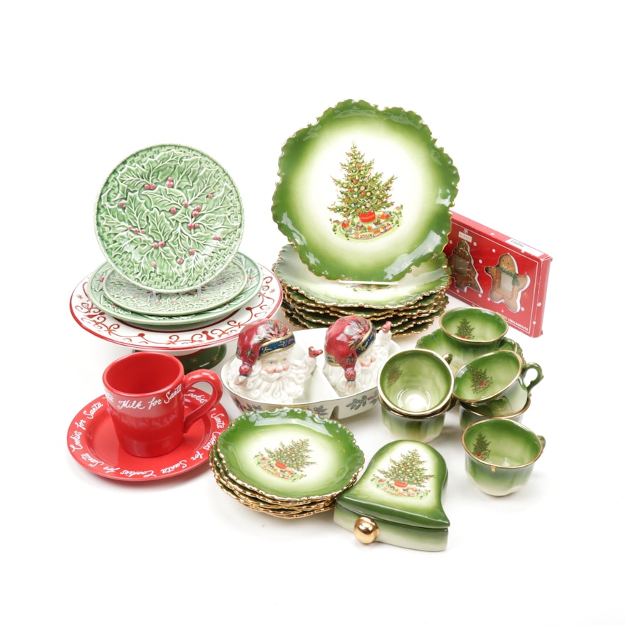 Christmas Tableware and Serveware, Vintage and Contemporary