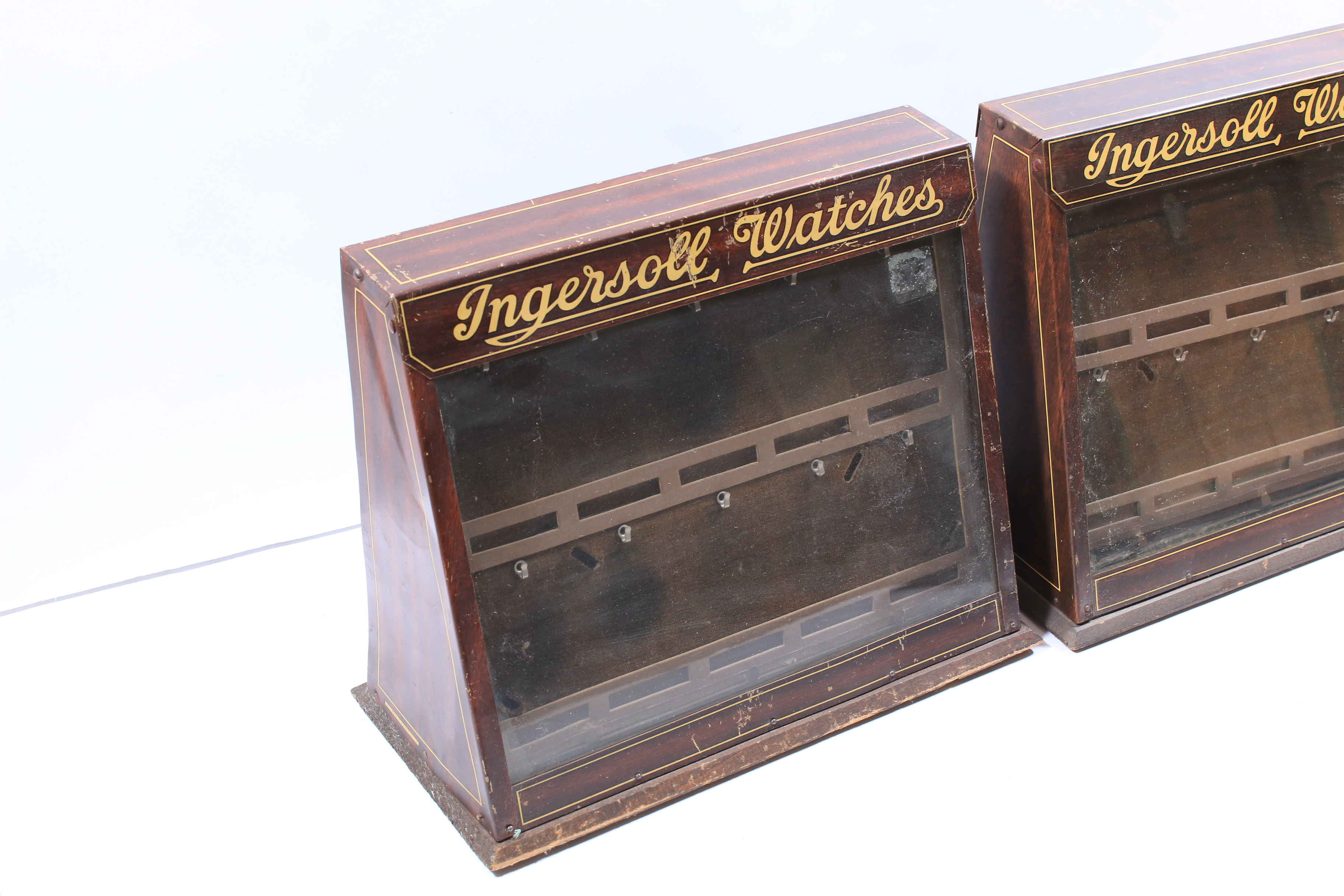 Antique Ingersoll Pocket Watch Display Cases