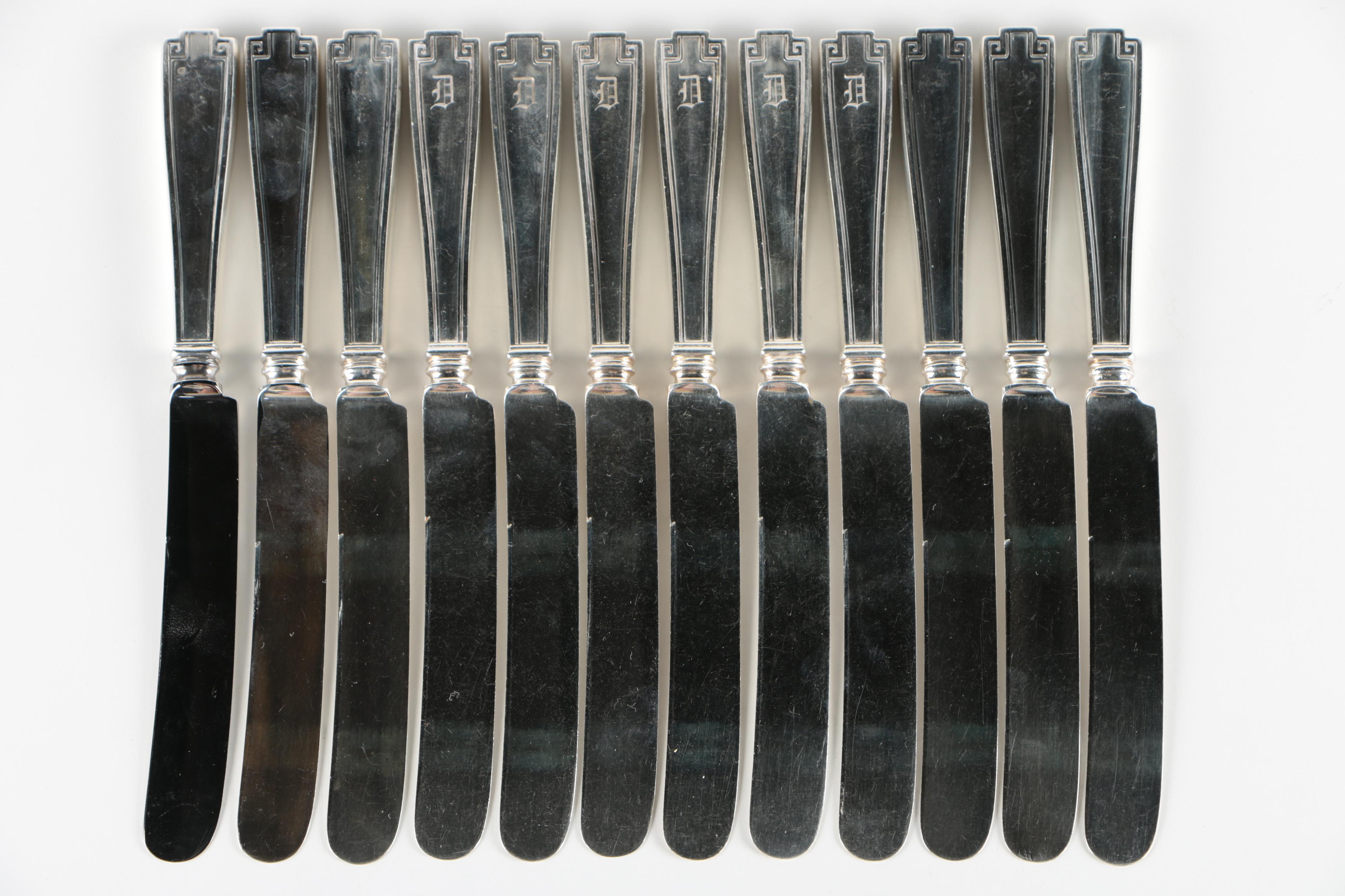 Gorham "Etruscan" Sterling Silver Flatware and Serving Pieces