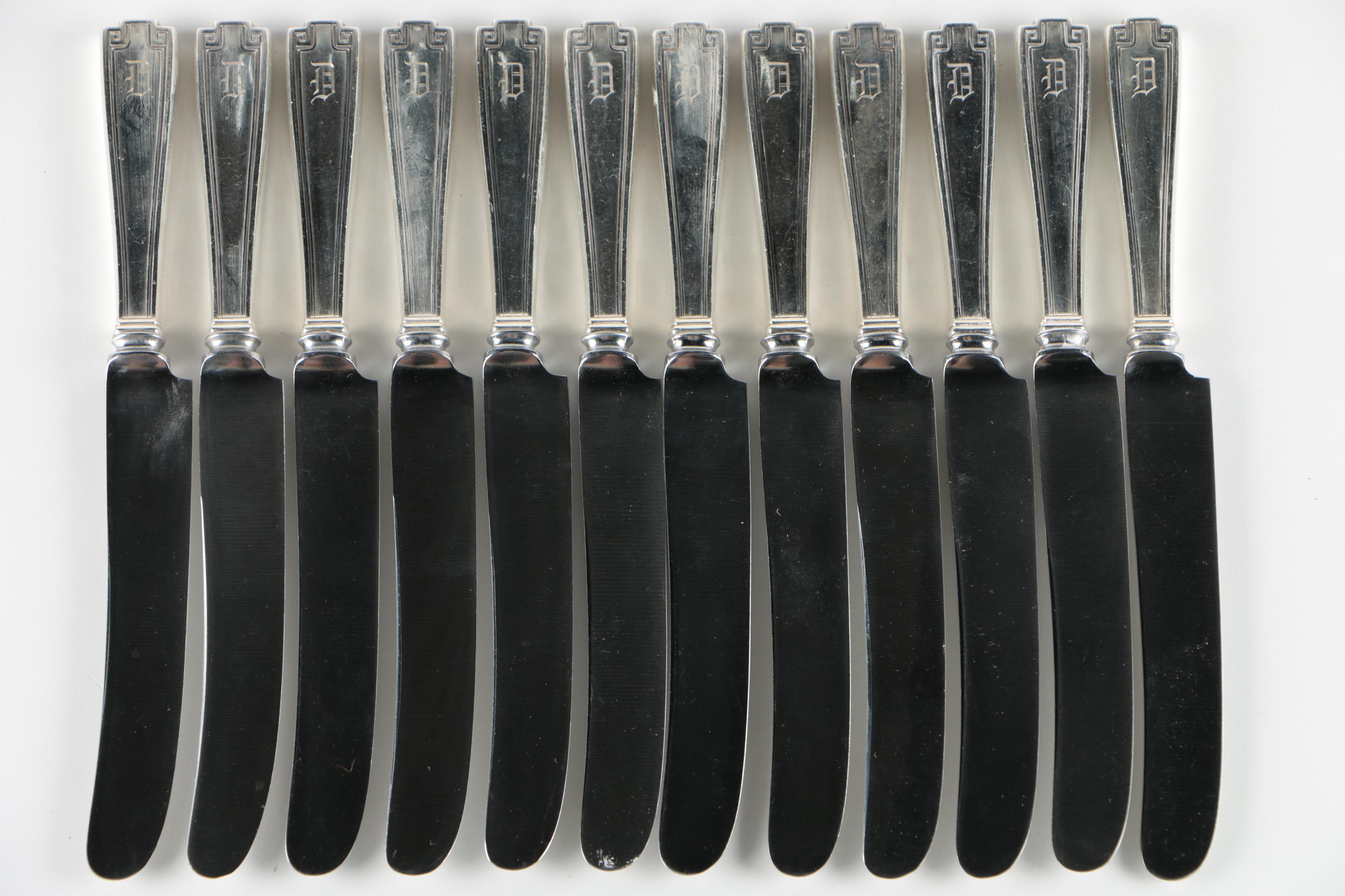 Gorham "Etruscan" Sterling Silver Flatware and Serving Pieces