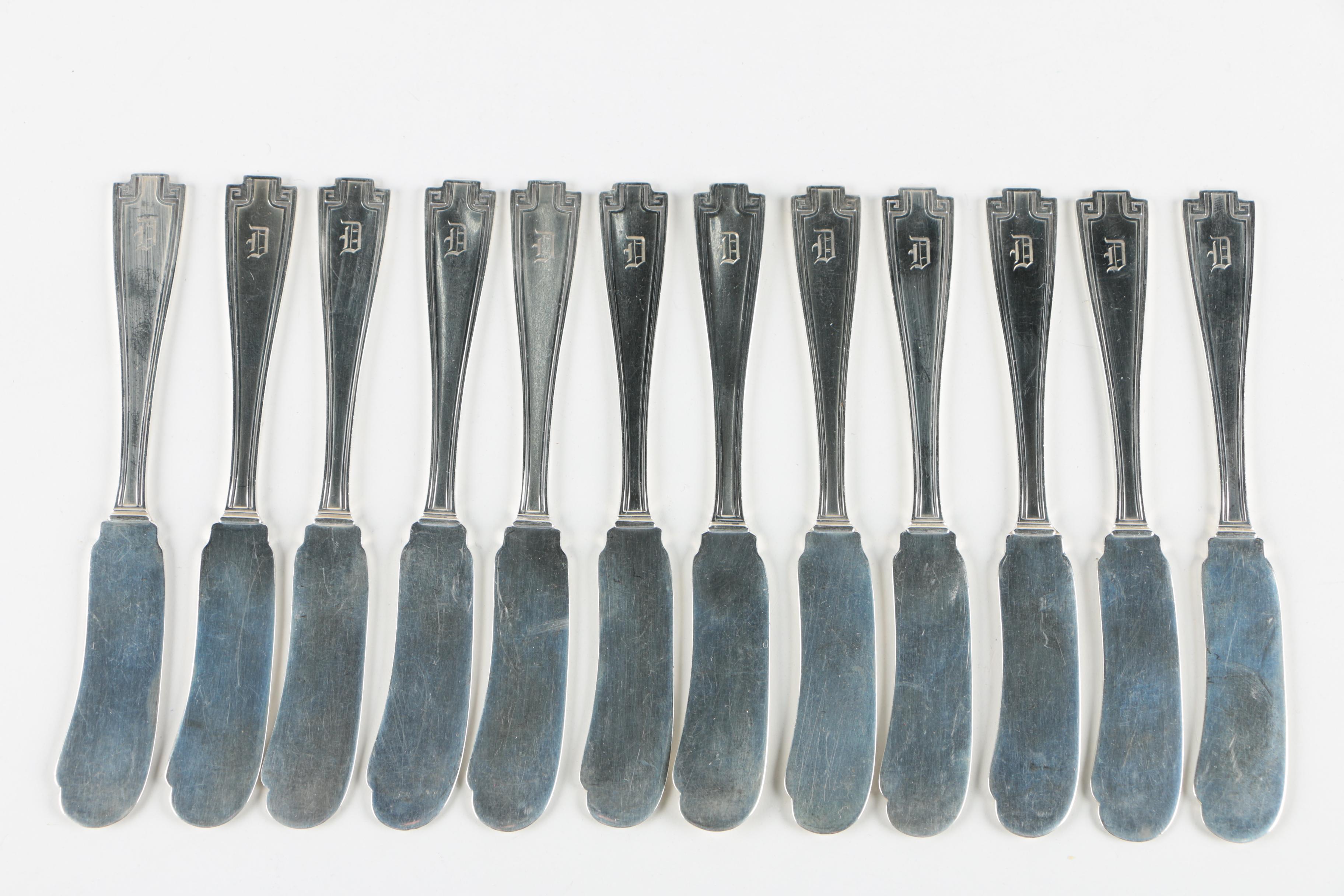 Gorham "Etruscan" Sterling Silver Flatware and Serving Pieces