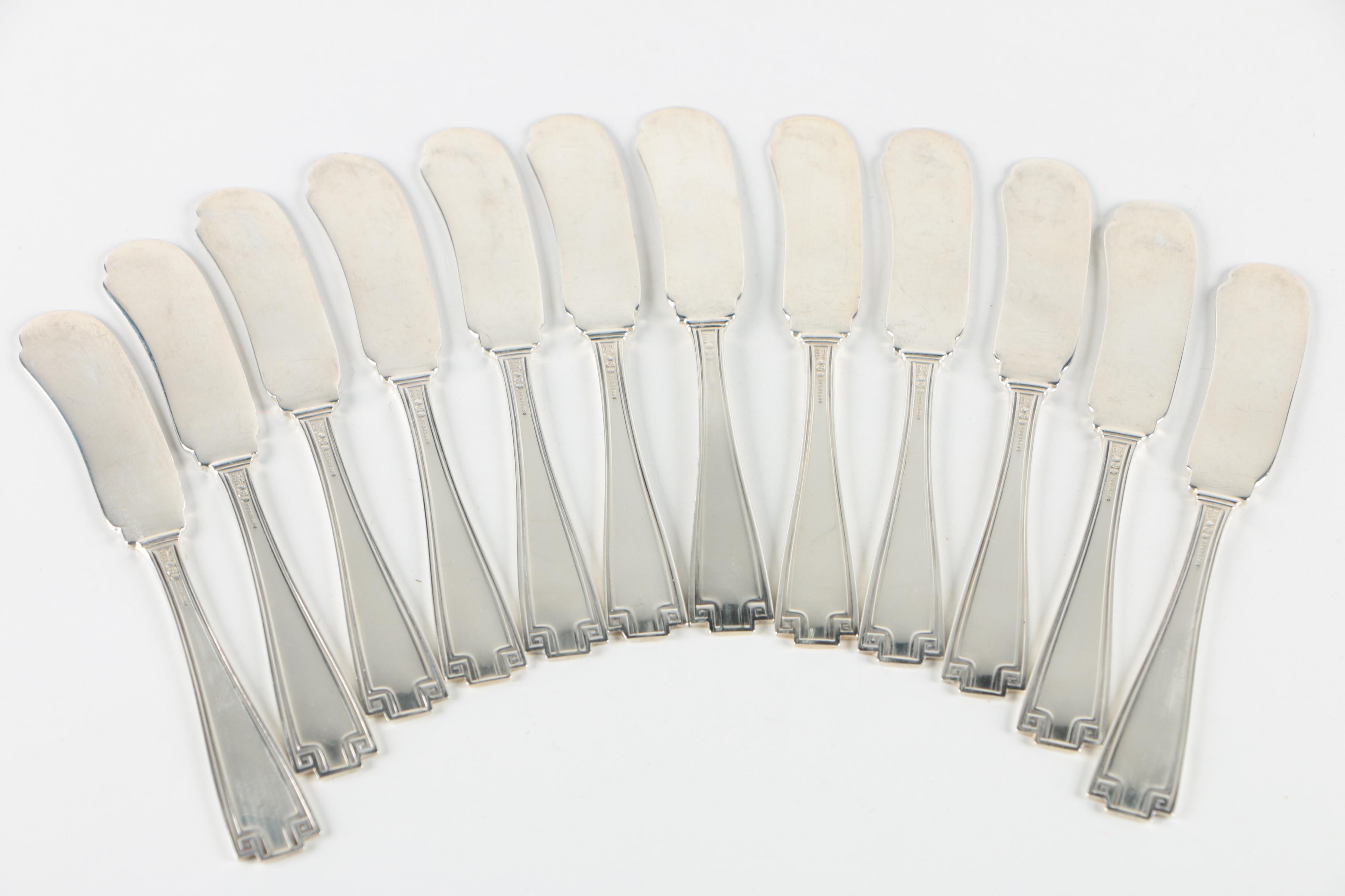 Gorham "Etruscan" Sterling Silver Flatware and Serving Pieces