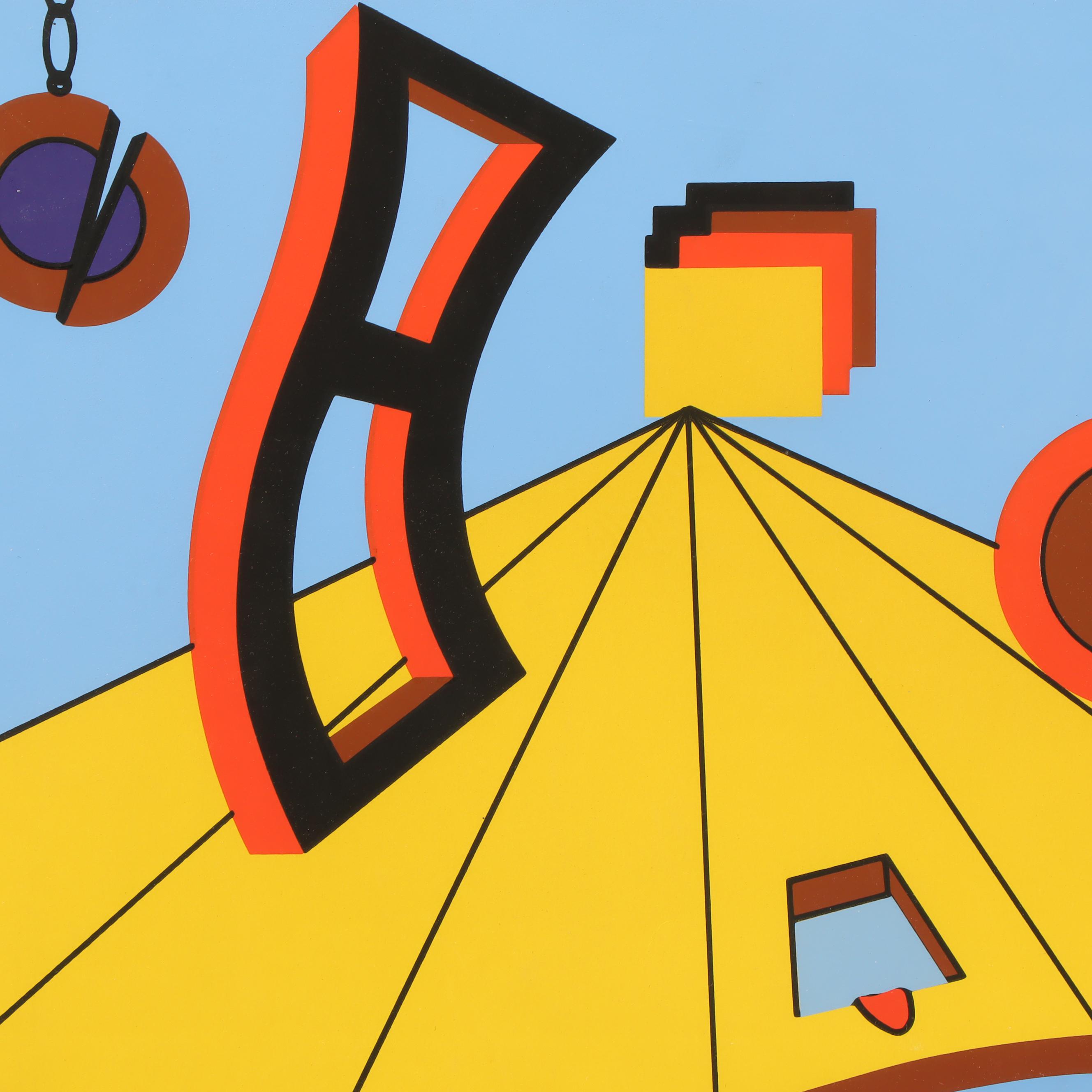 Sonny Zoback Surrealist Style Serigraph