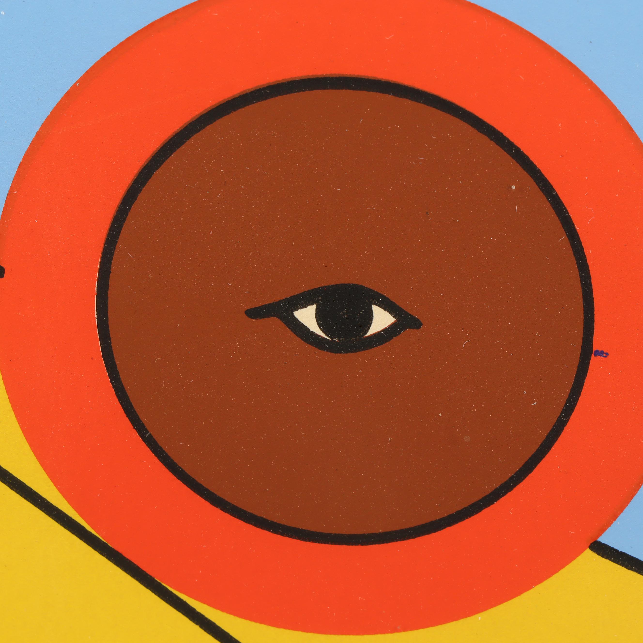 Sonny Zoback Surrealist Style Serigraph