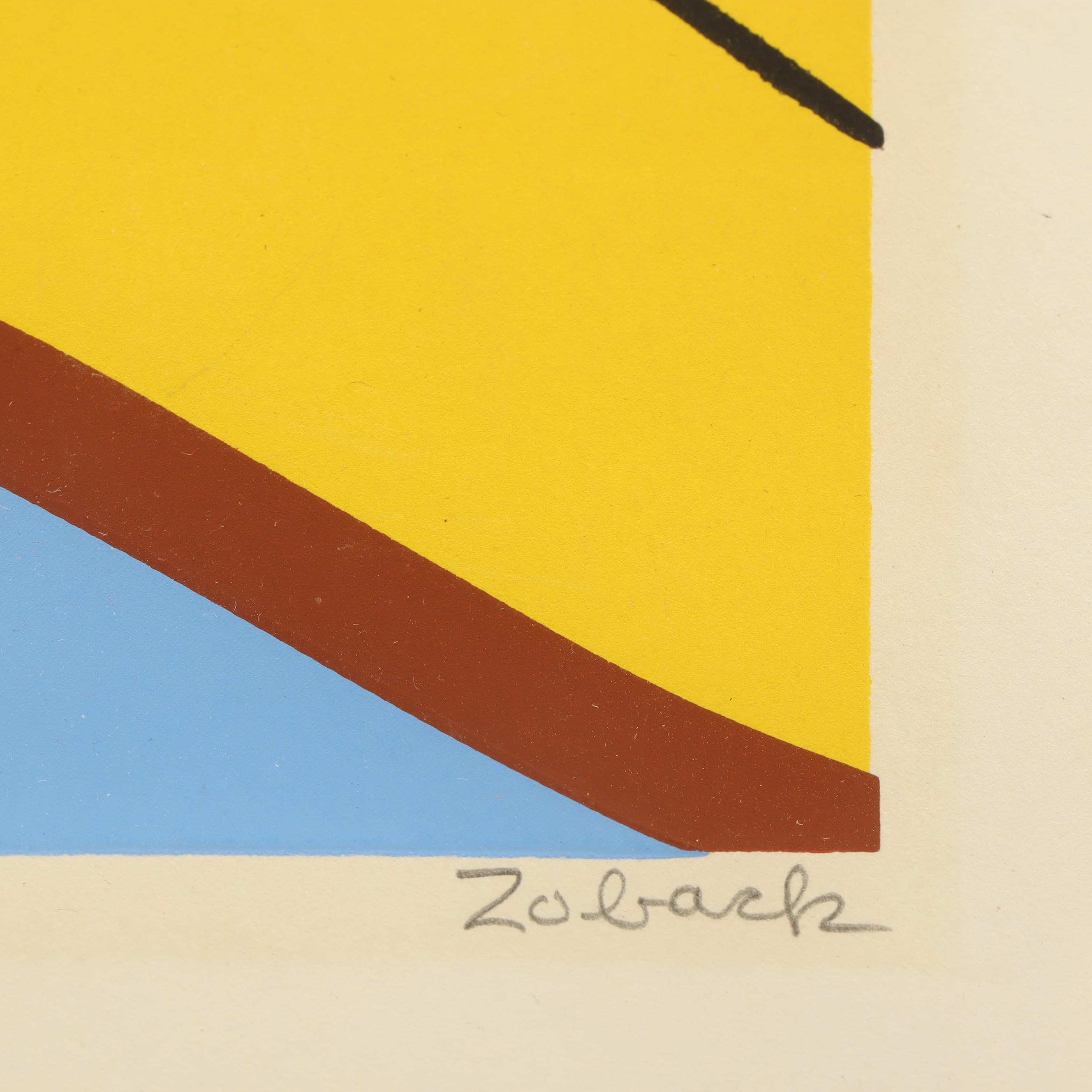 Sonny Zoback Surrealist Style Serigraph