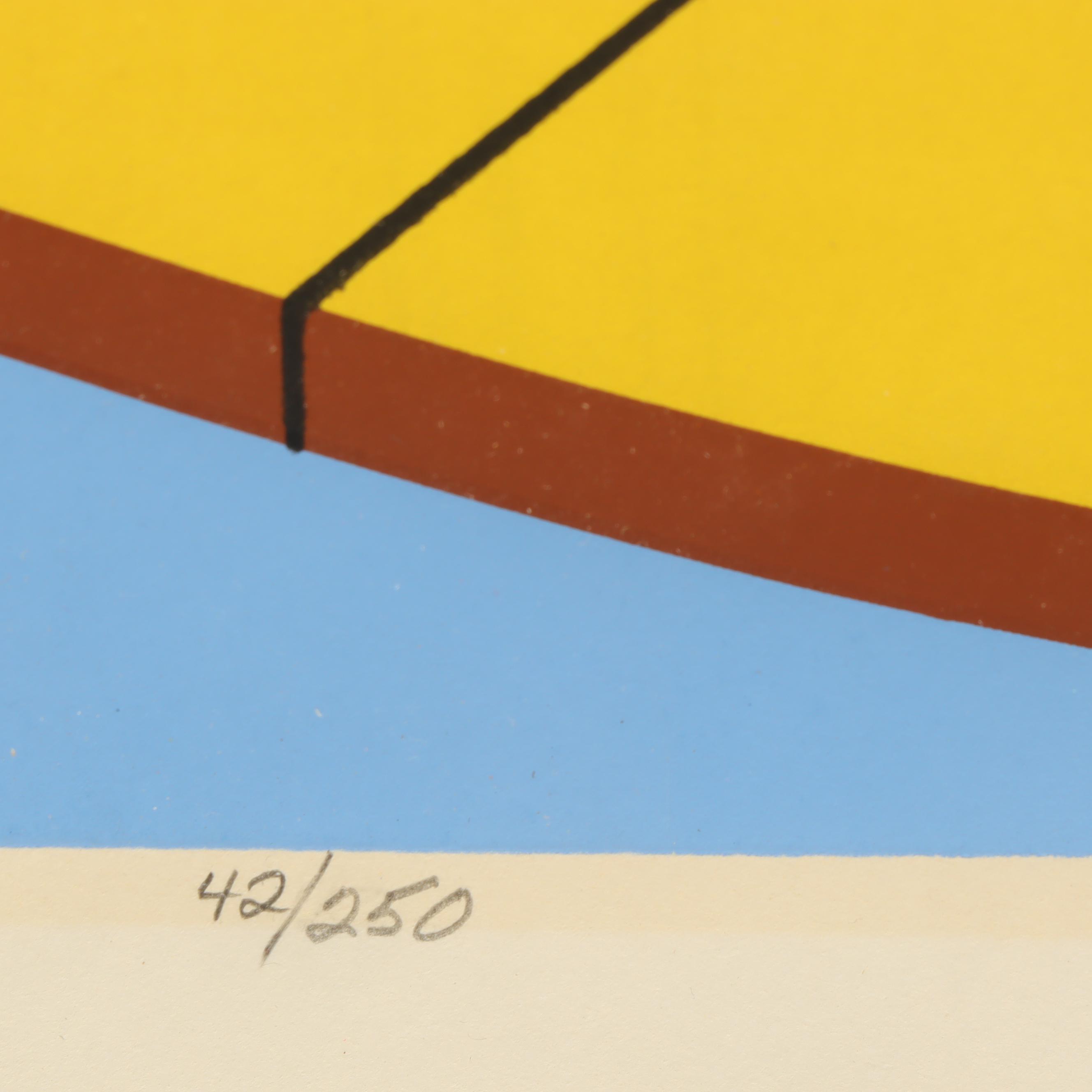 Sonny Zoback Surrealist Style Serigraph