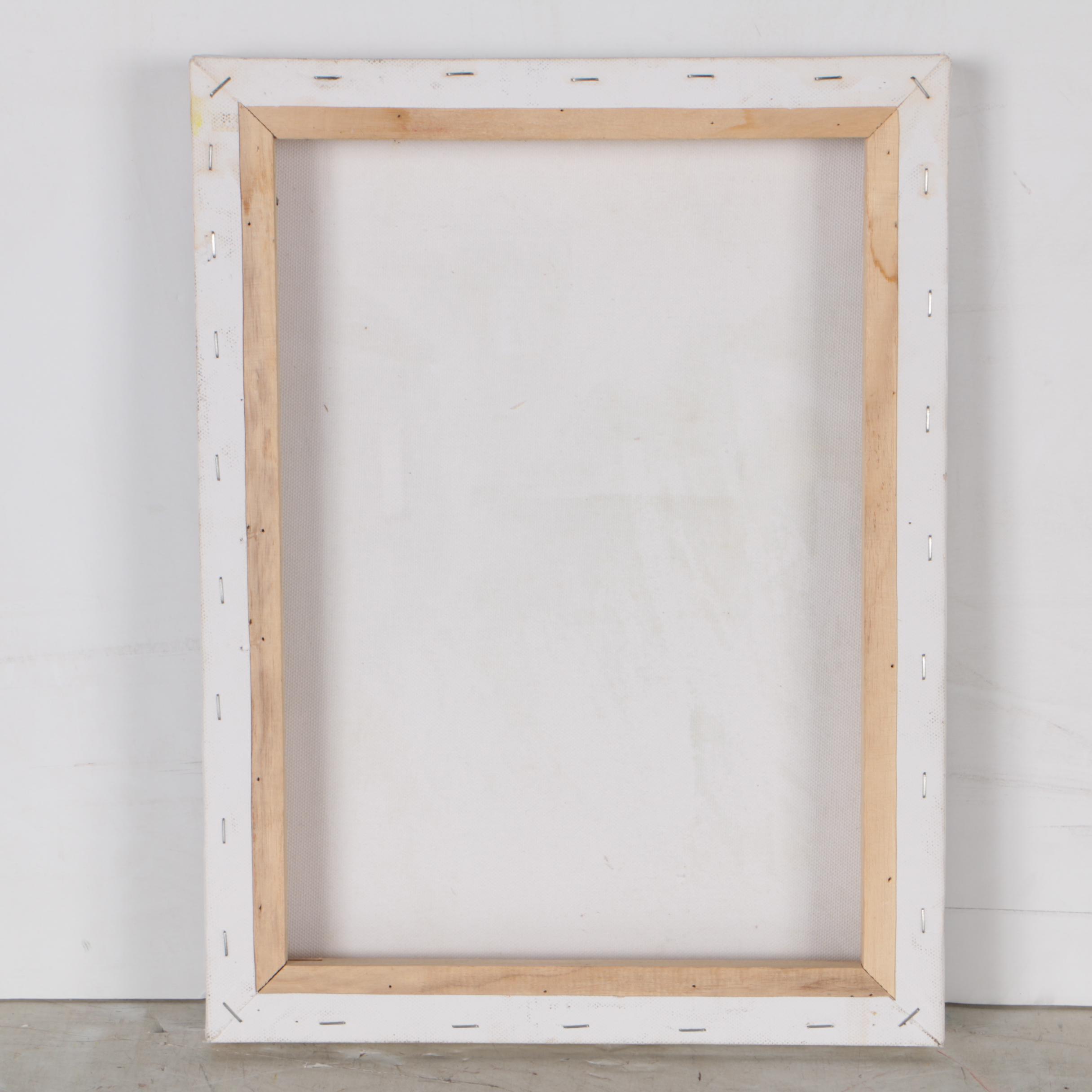 Jeremy Mayes Oil Painting "Four White Houses"