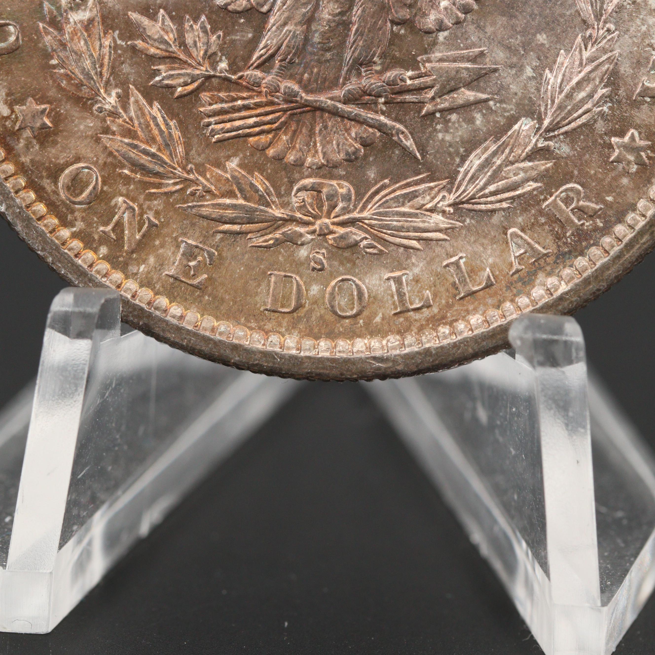 Ten Uncirculated 1881 Silver Morgan Dollars