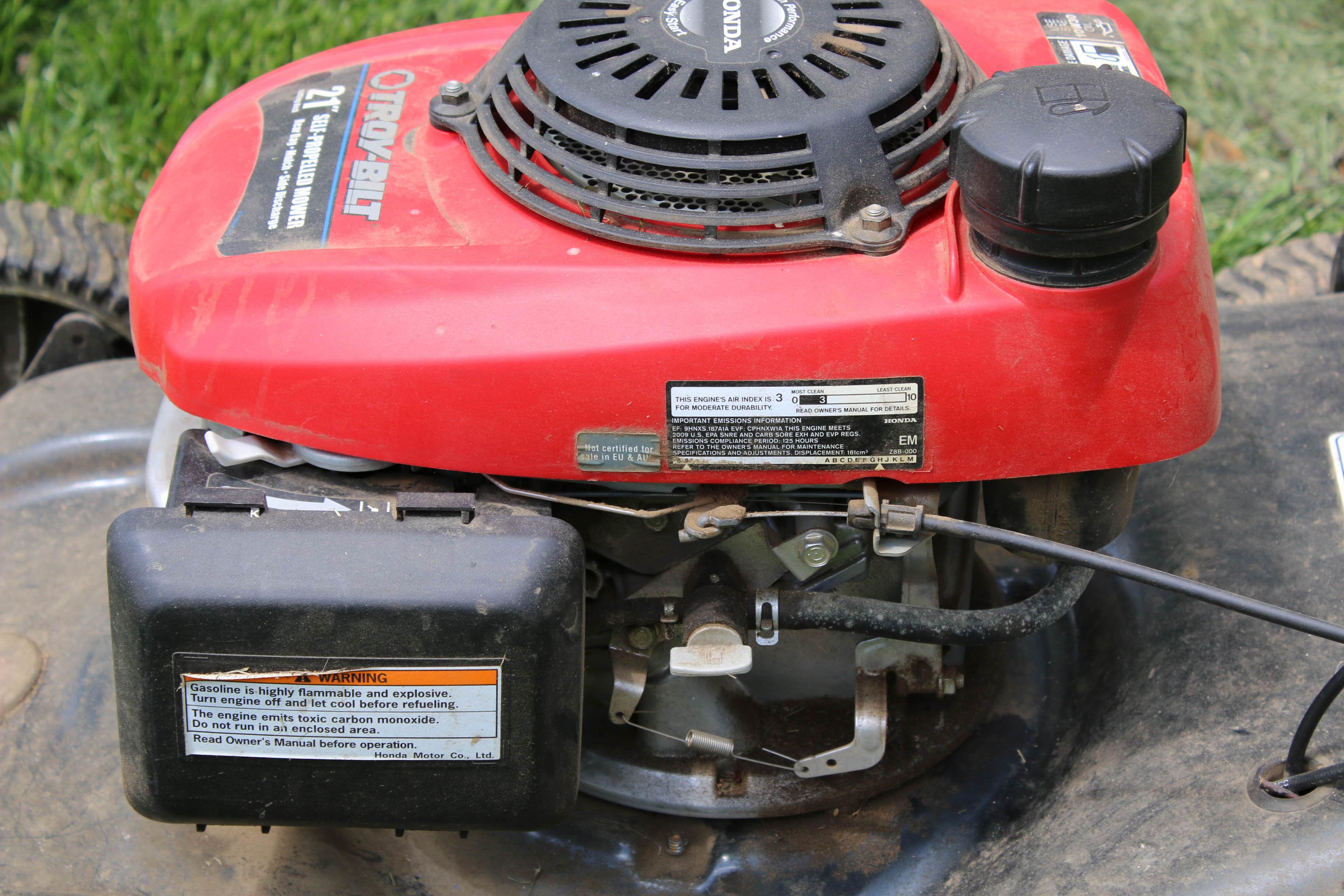 Troy-Bilt 21-Inch Self Propelled Lawn Mower