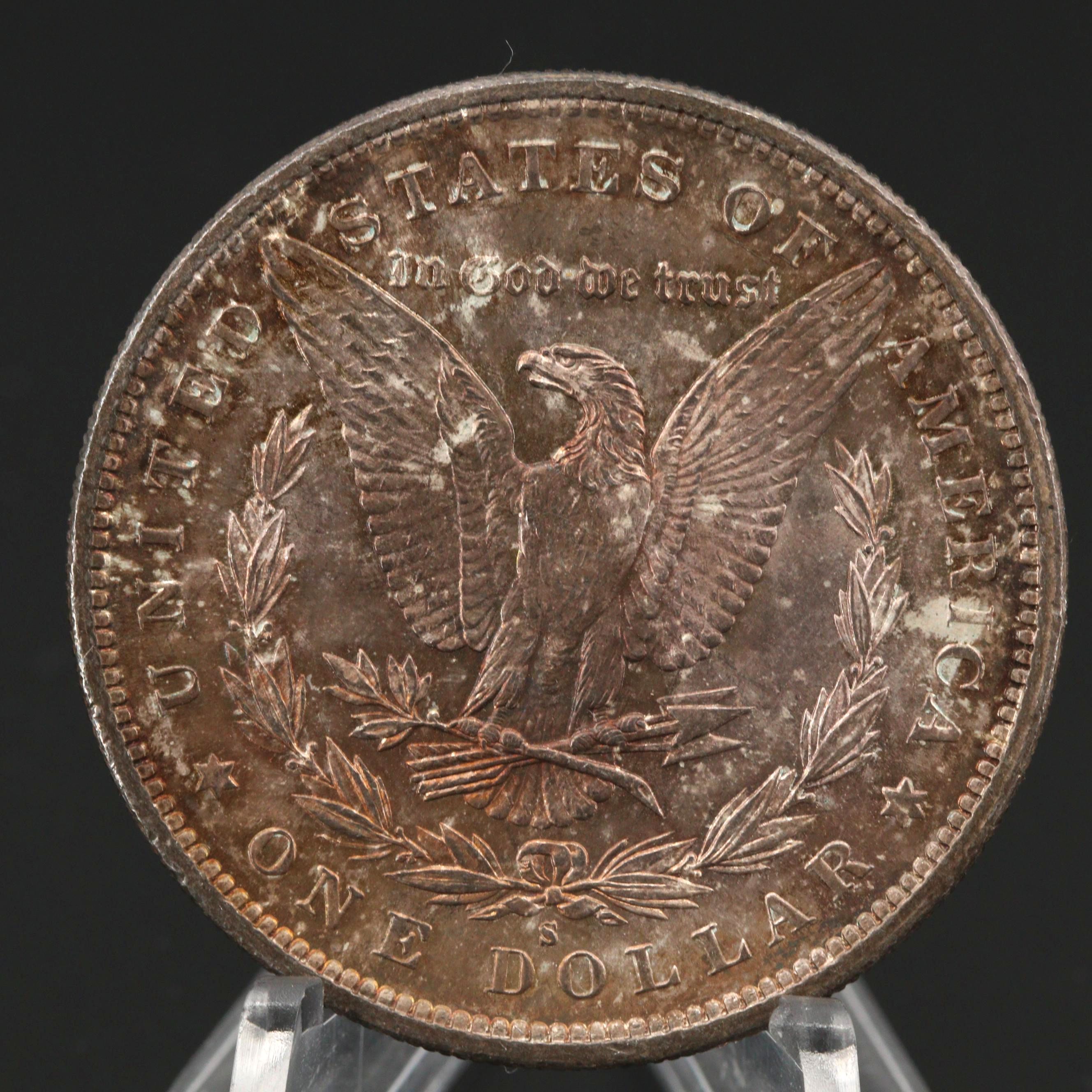 Ten Uncirculated 1881 Silver Morgan Dollars