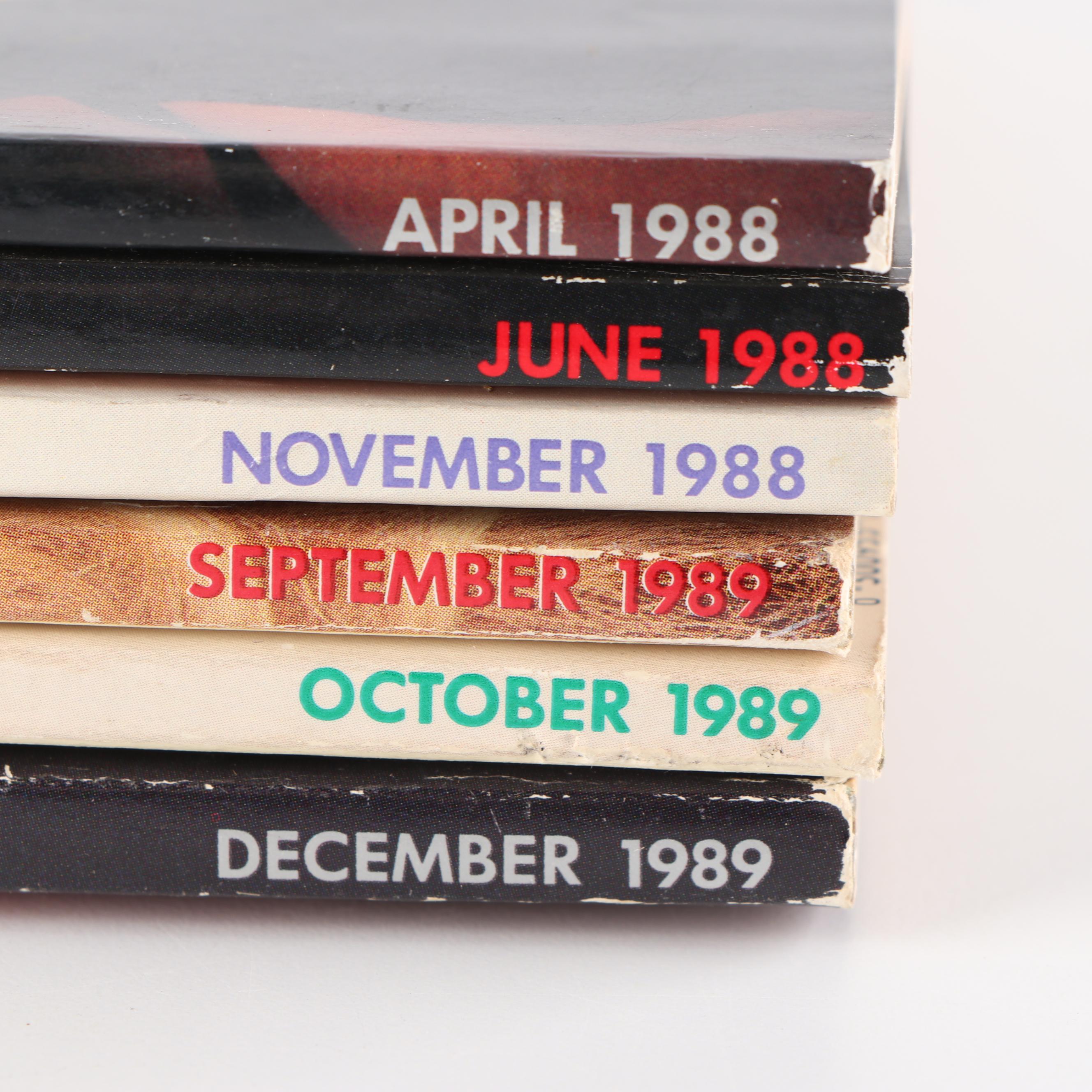 1988-89 "Playboy" Magazines