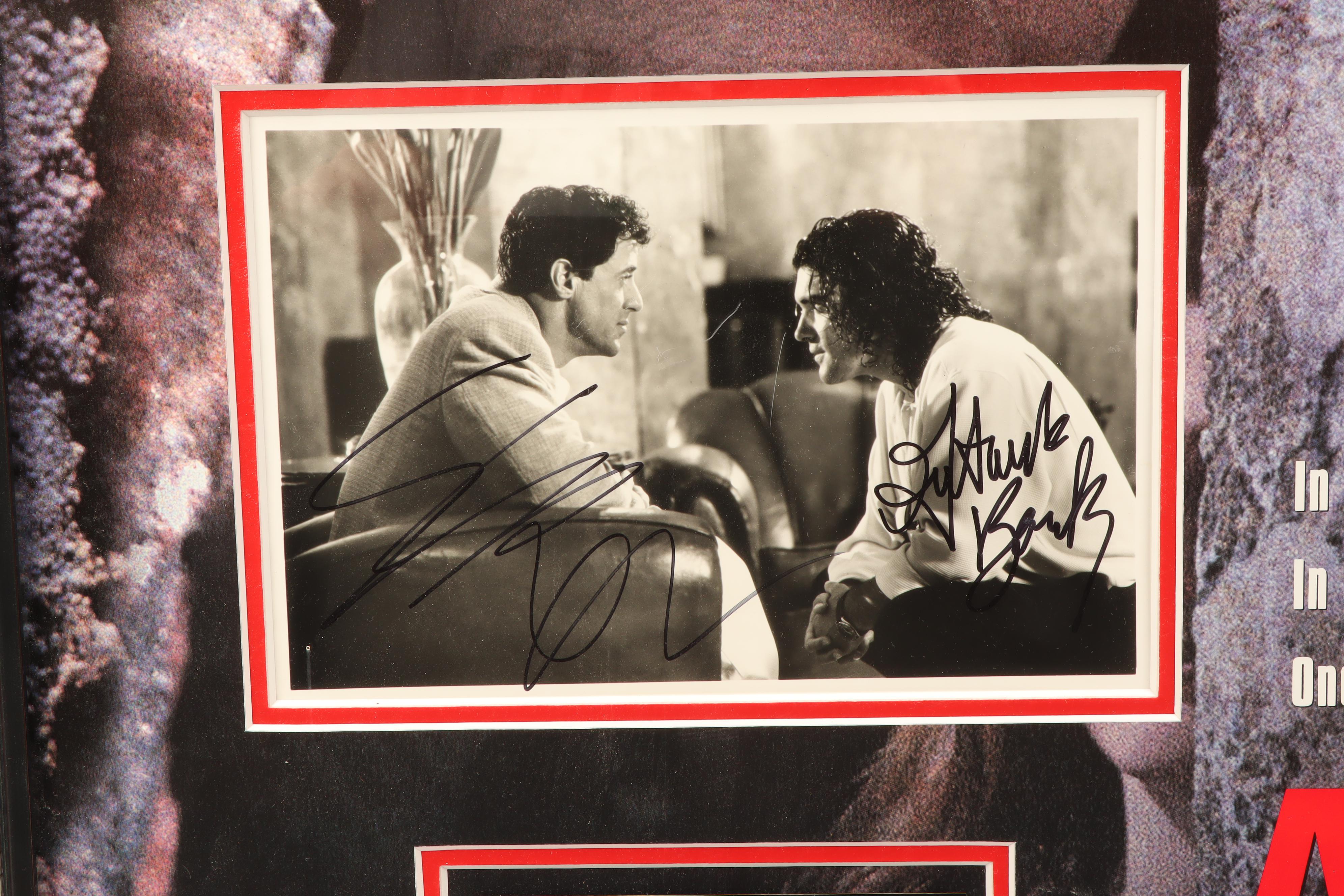 Sylvester Stallone and Antonio Banderas Signed "Assassins" Movie Poster