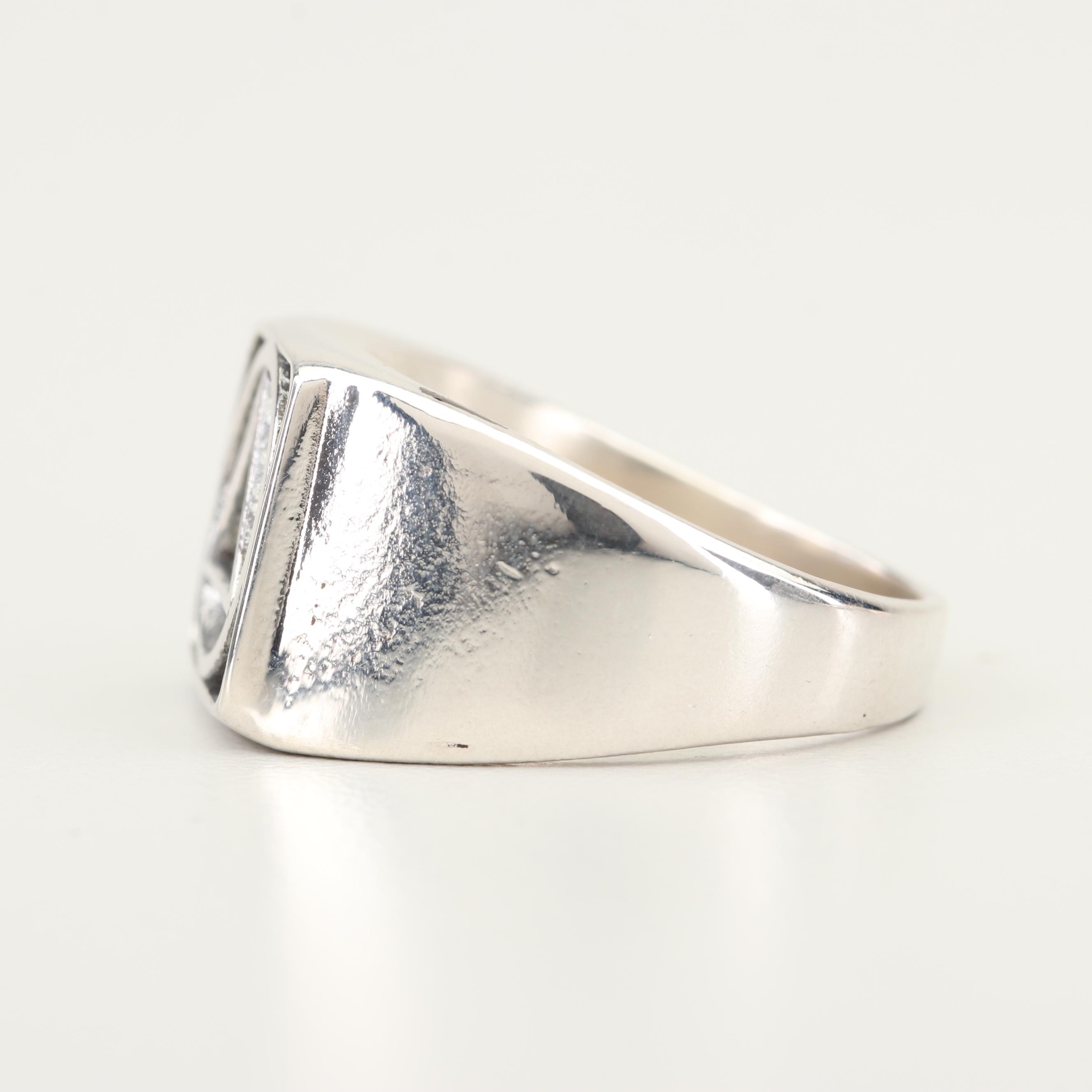 Sterling Silver Sobriety Ring