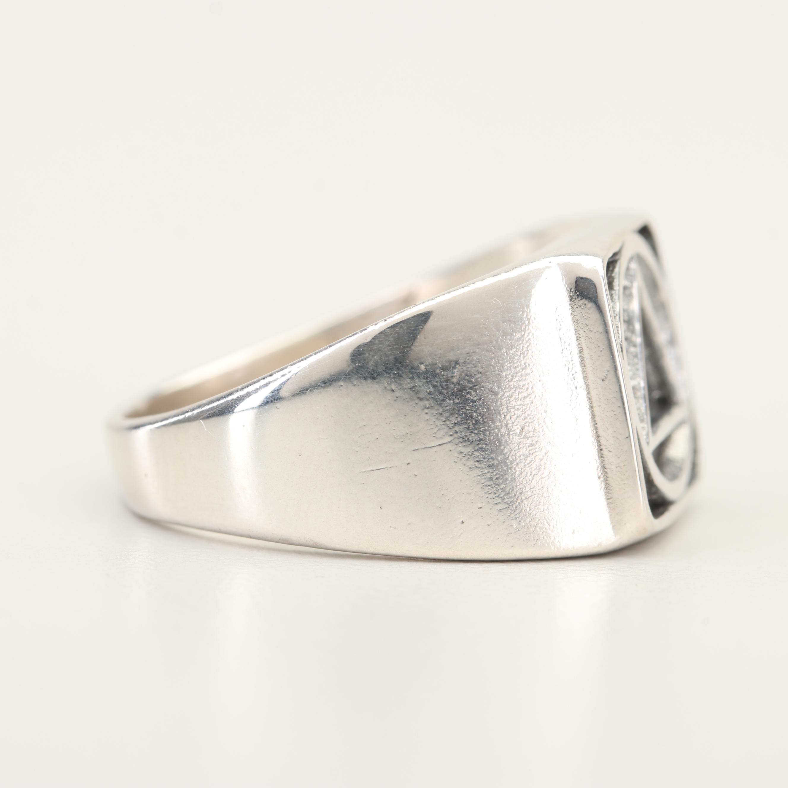 Sterling Silver Sobriety Ring