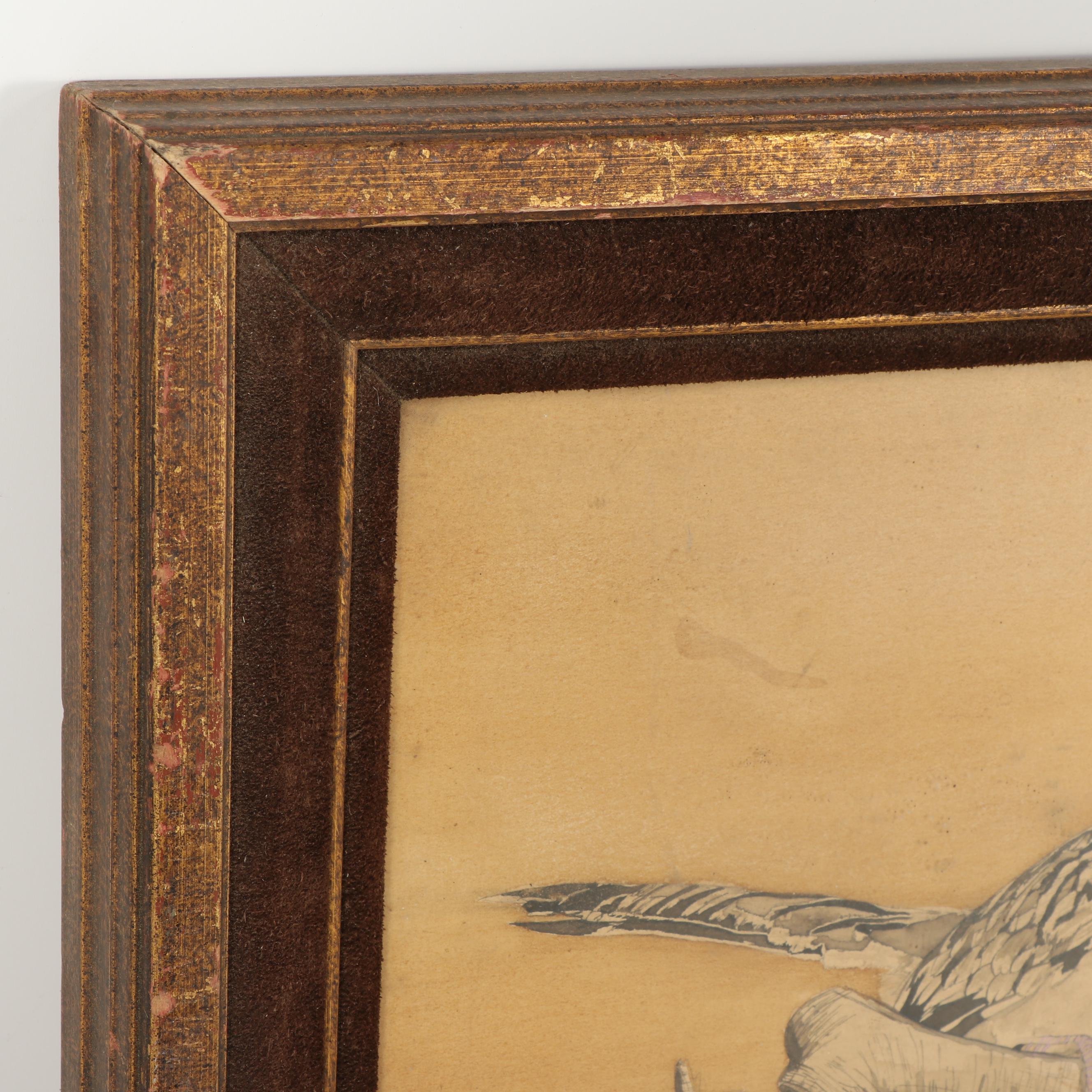 Roadrunner Watercolor and Graphite Painting