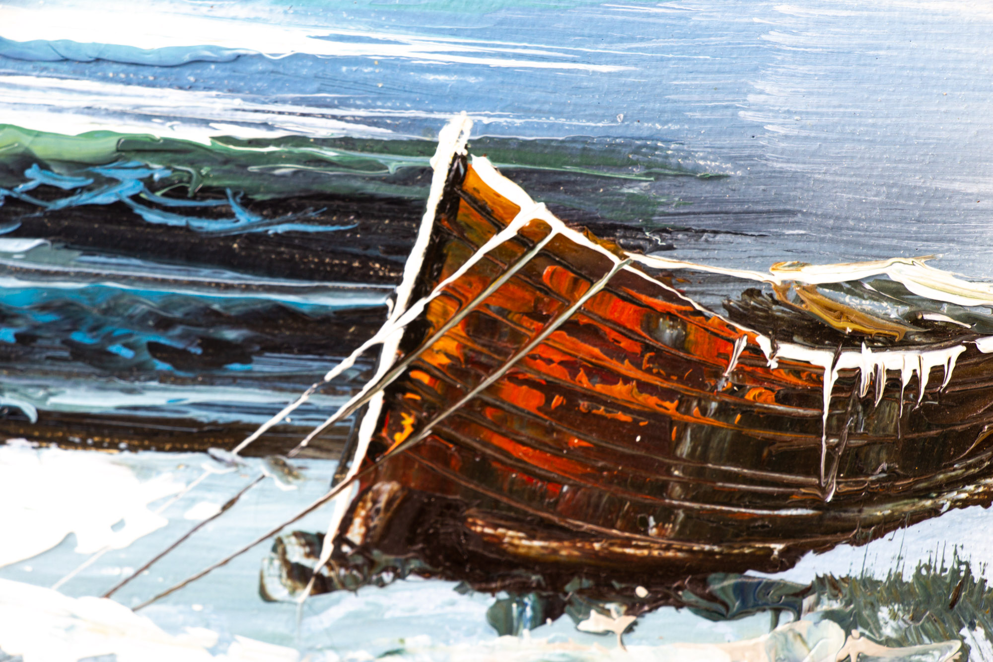 Sandler Seascape Oil Painting