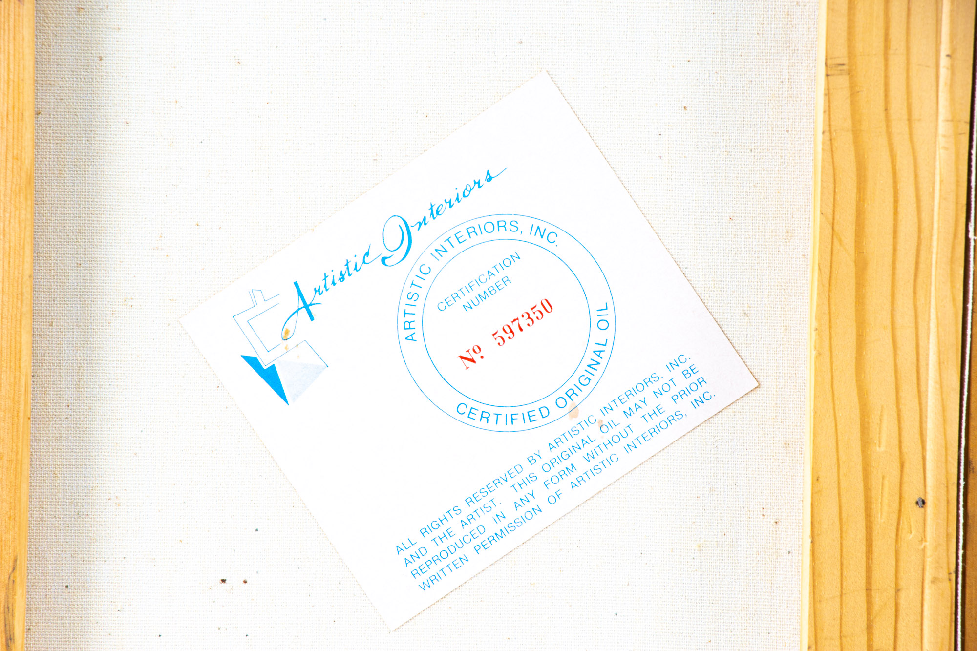 Sandler Seascape Oil Painting