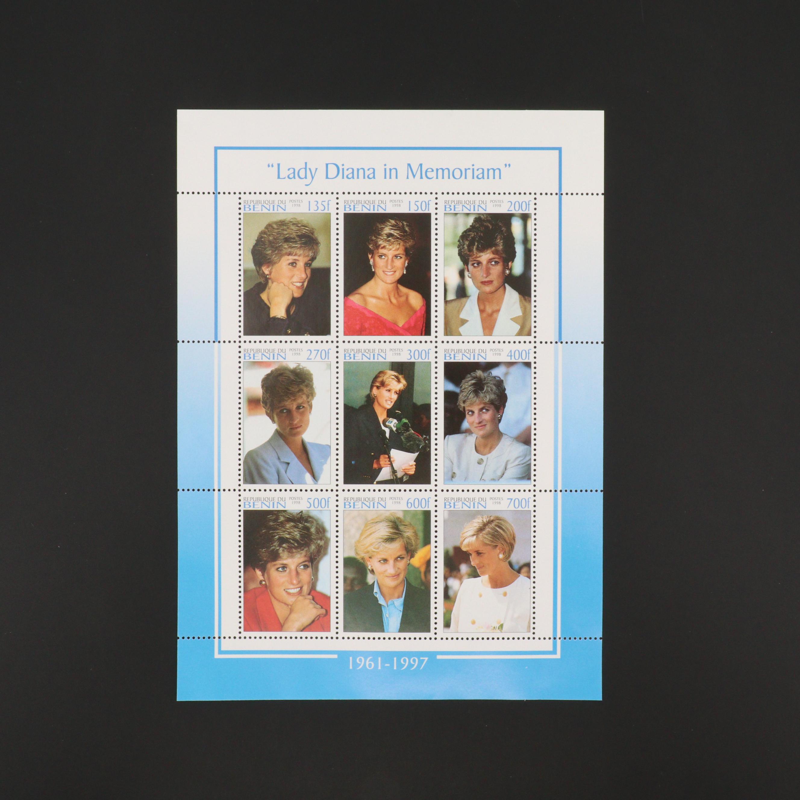 Princess Diana Stamp Collection