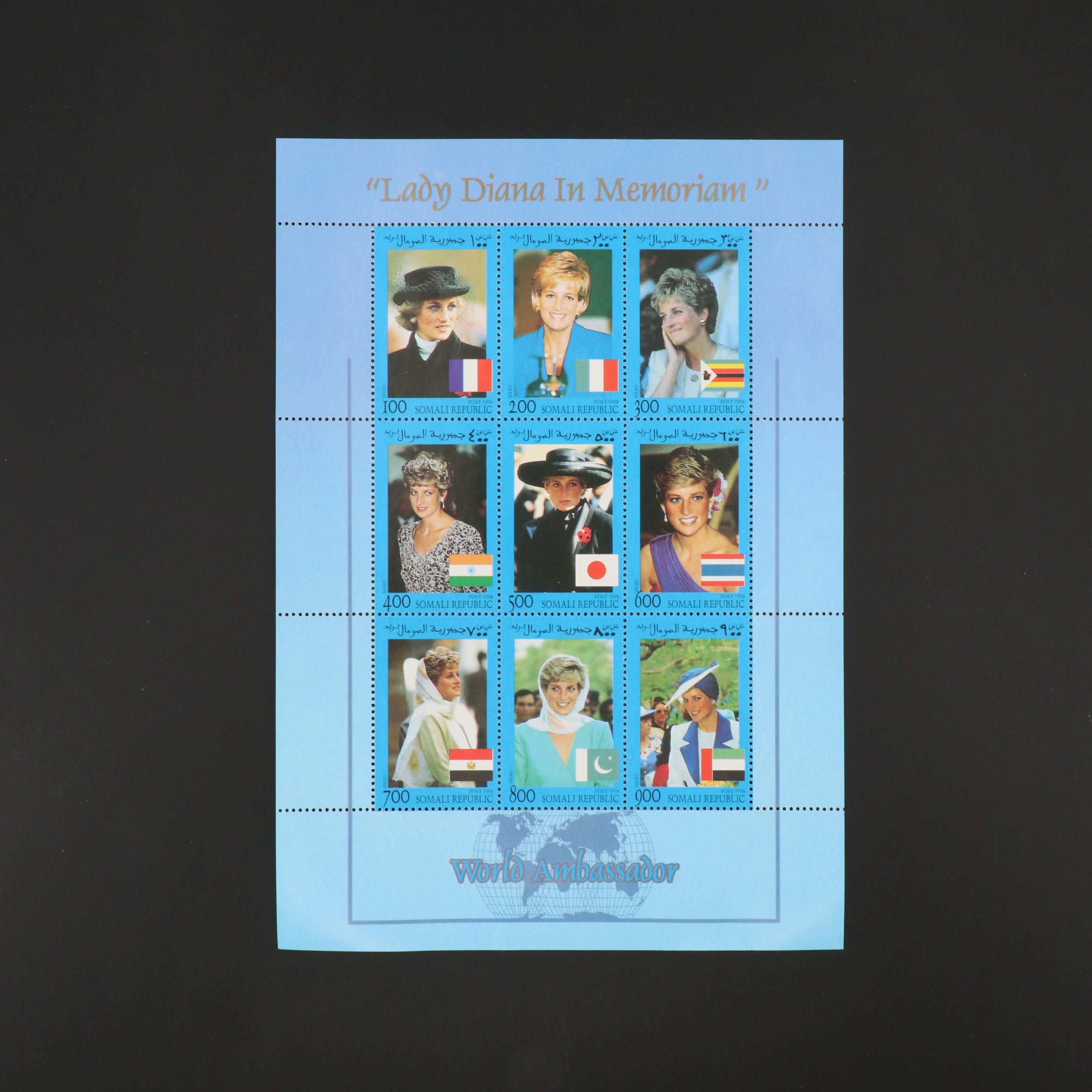 Princess Diana Stamp Collection