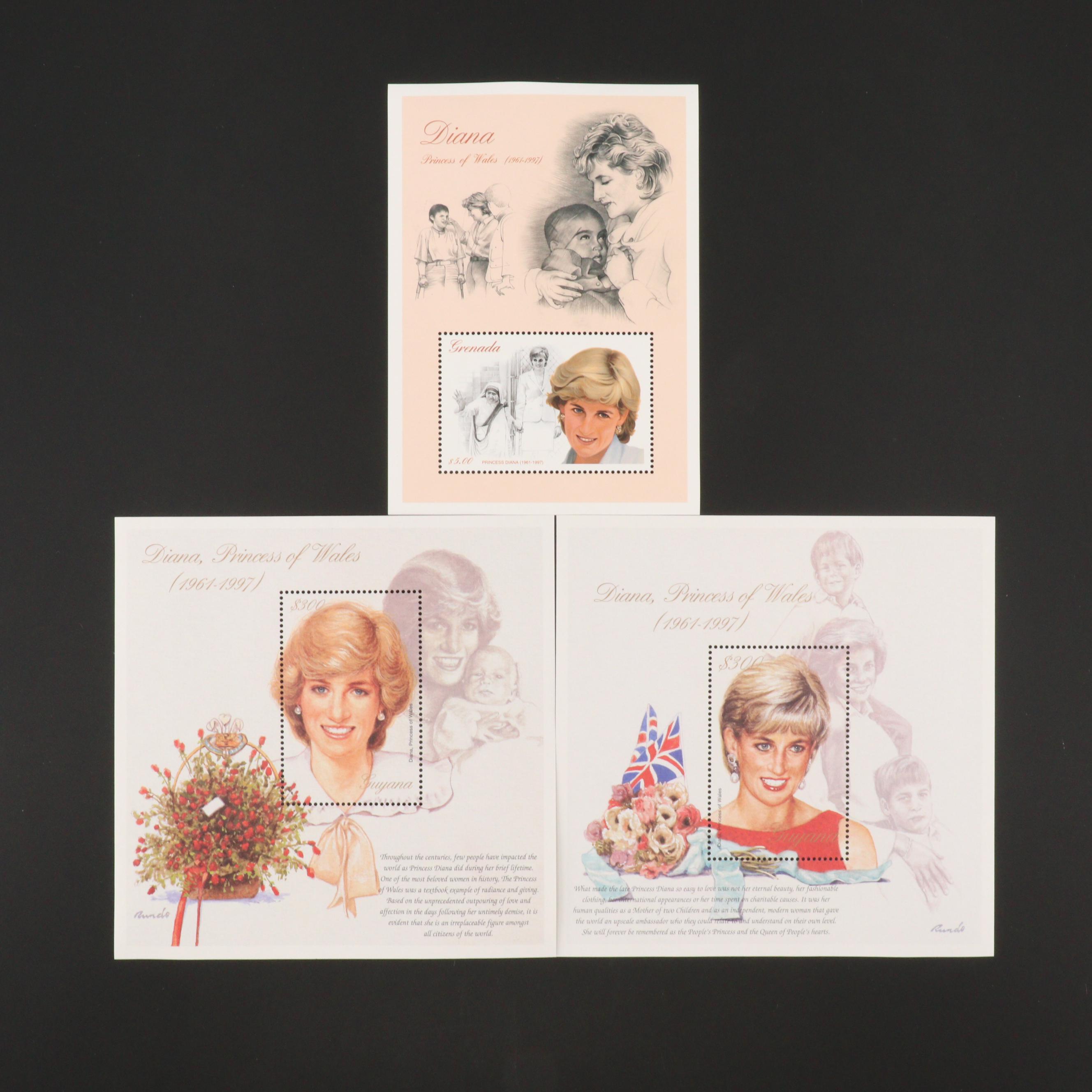 Princess Diana Stamp Collection