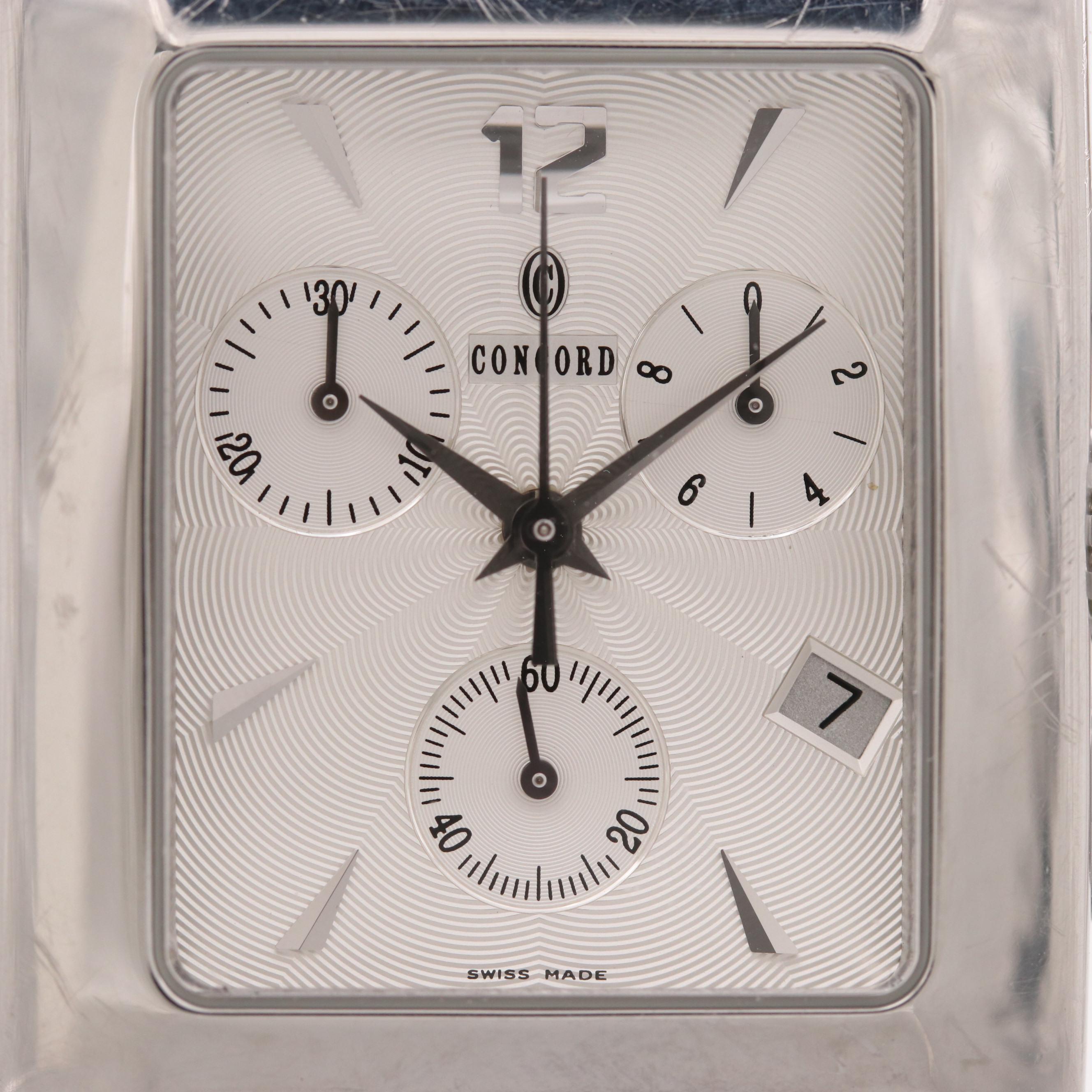 Concord Sportivo Stainless Steel Quartz Chronograph Watch