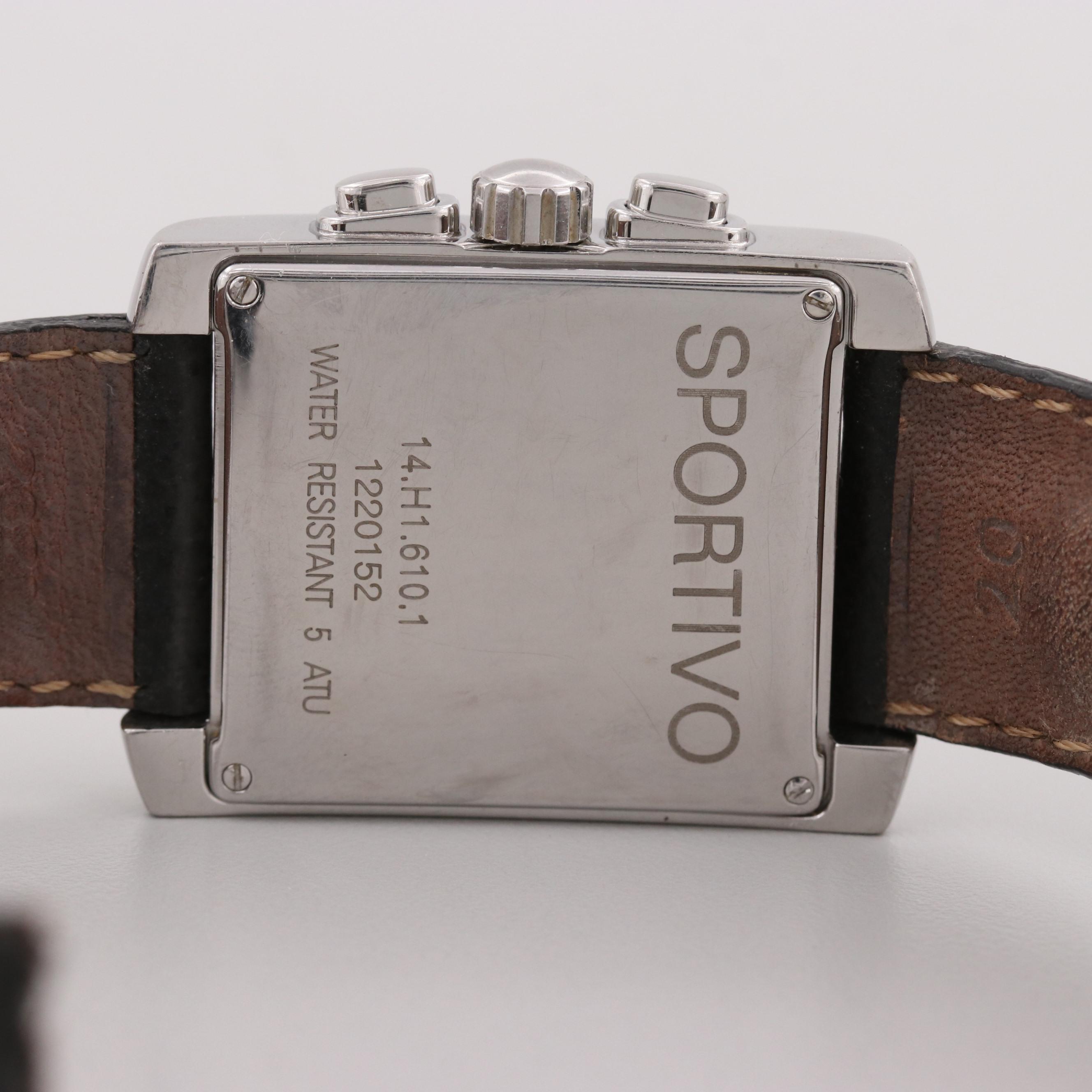 Concord Sportivo Stainless Steel Quartz Chronograph Watch