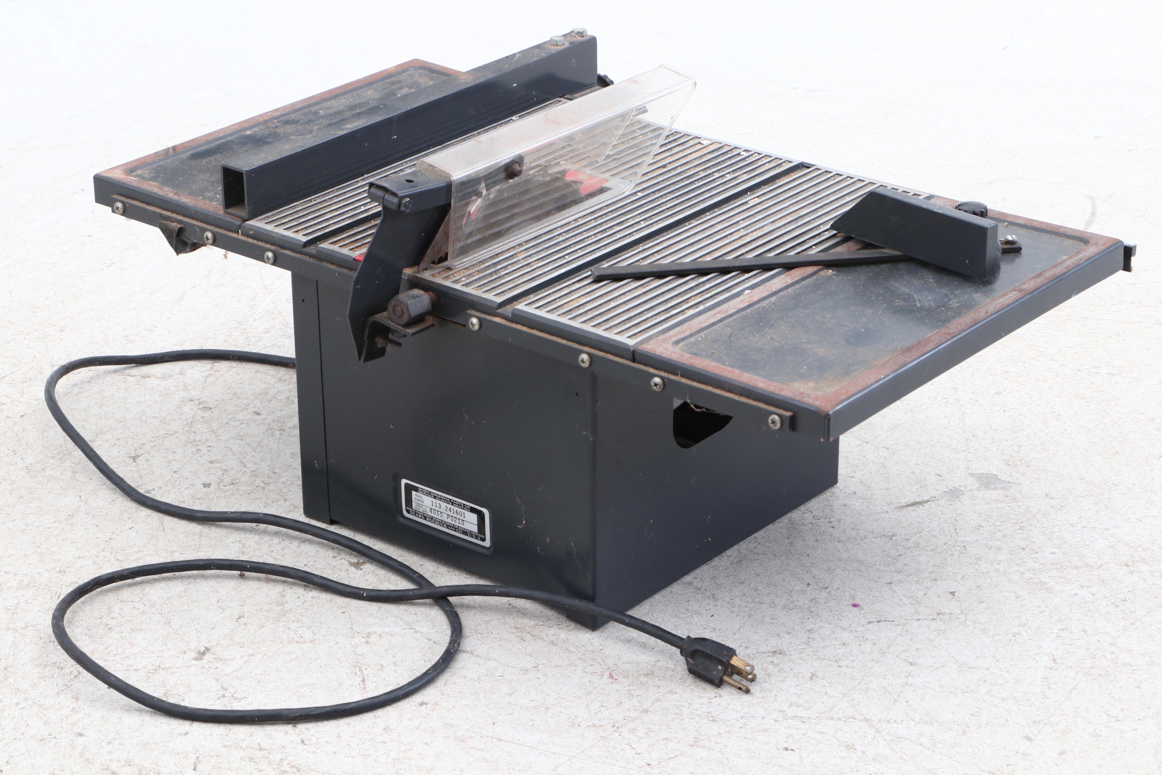 Sears Craftsman 7.5" Blade Bevel Cut Table Saw