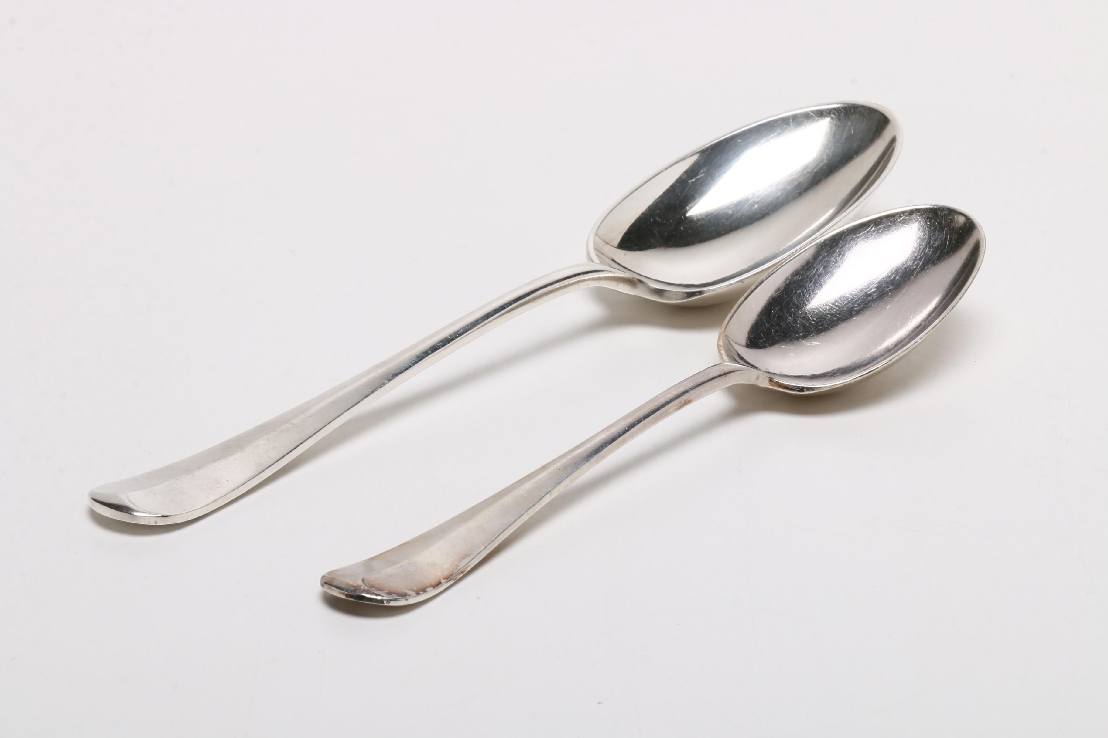 Alexander Clark Co. Silver Plate Flatware Service for Twelve