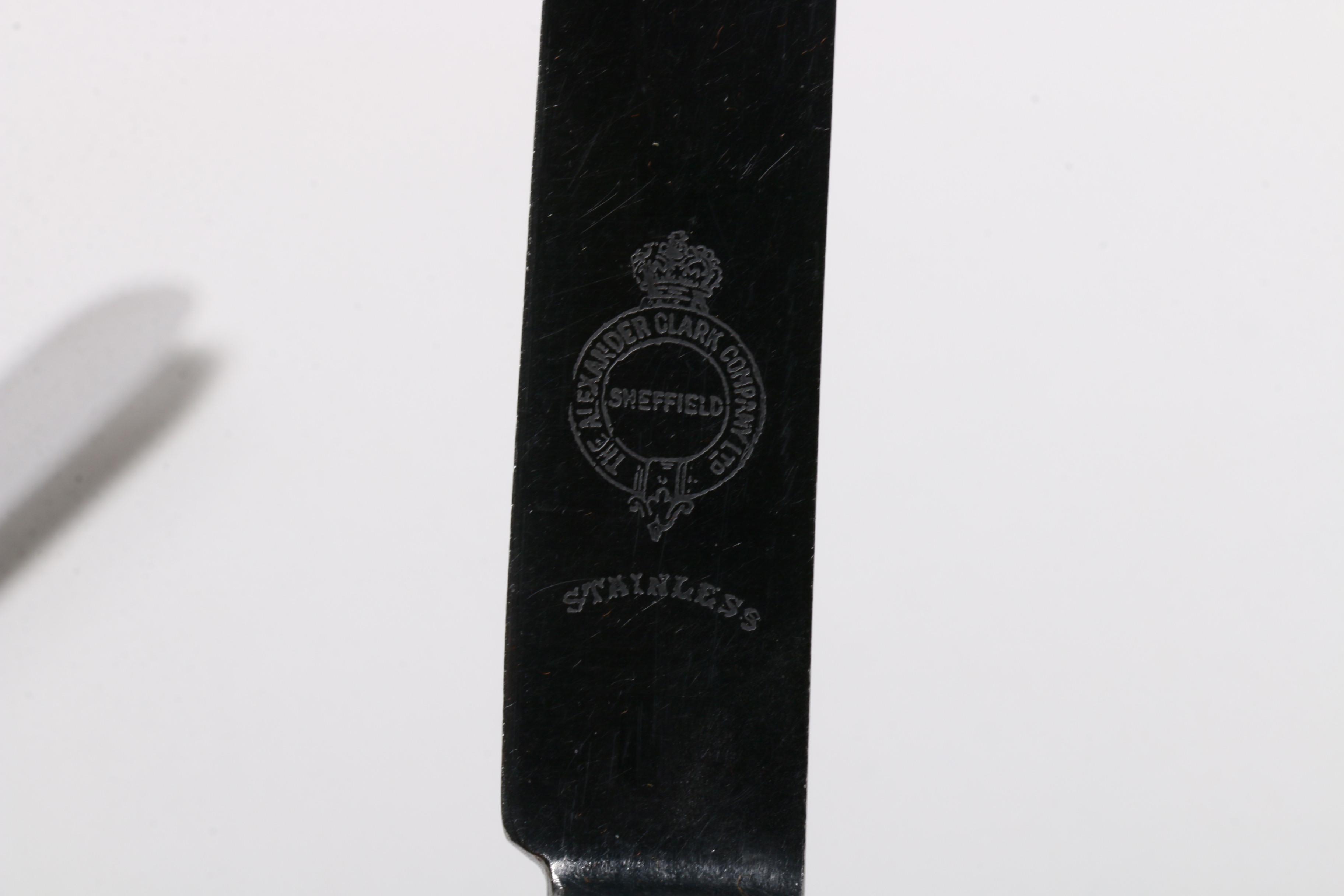 Alexander Clark Co. Silver Plate Flatware Service for Twelve