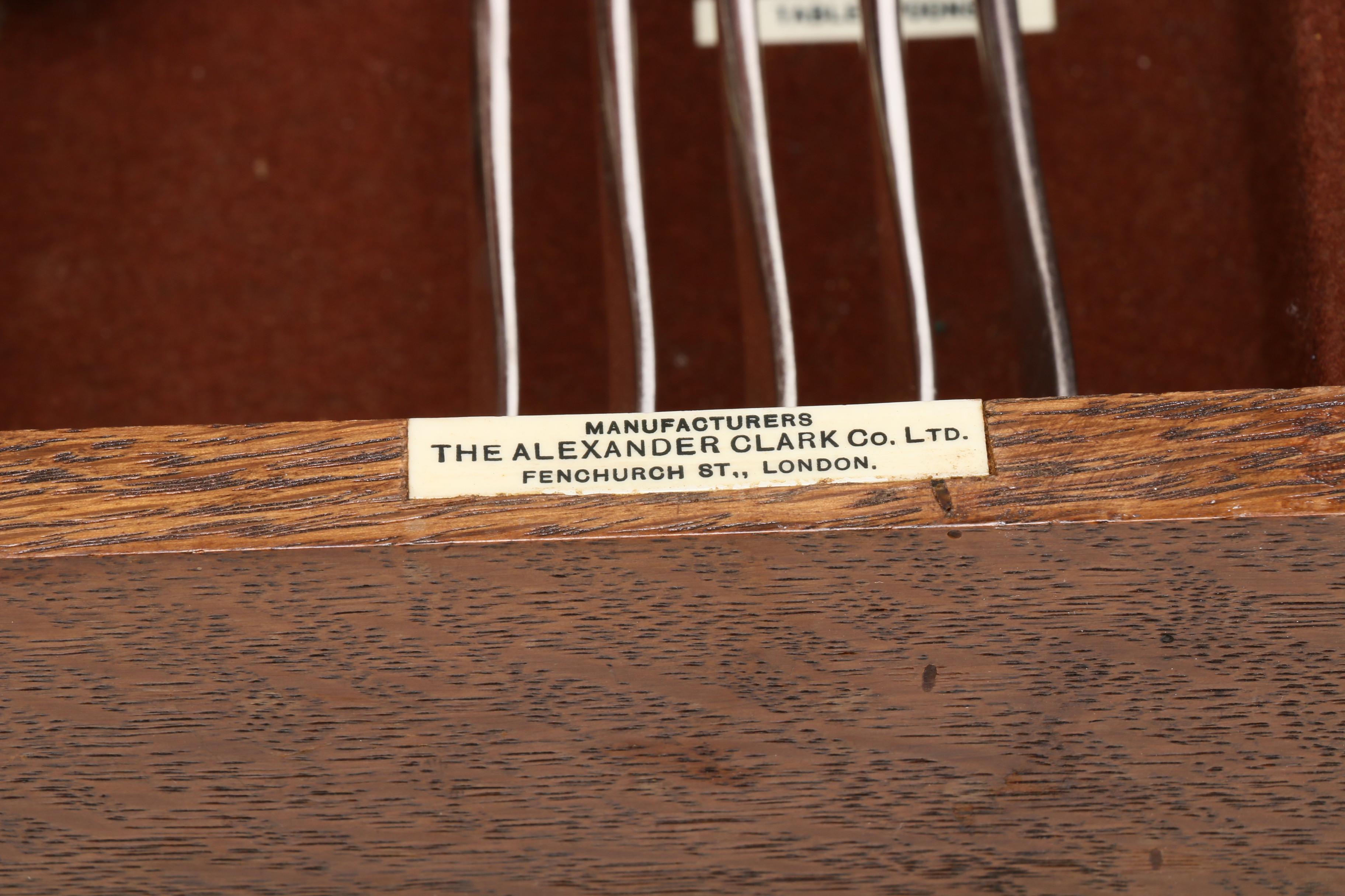 Alexander Clark Co. Silver Plate Flatware Service for Twelve
