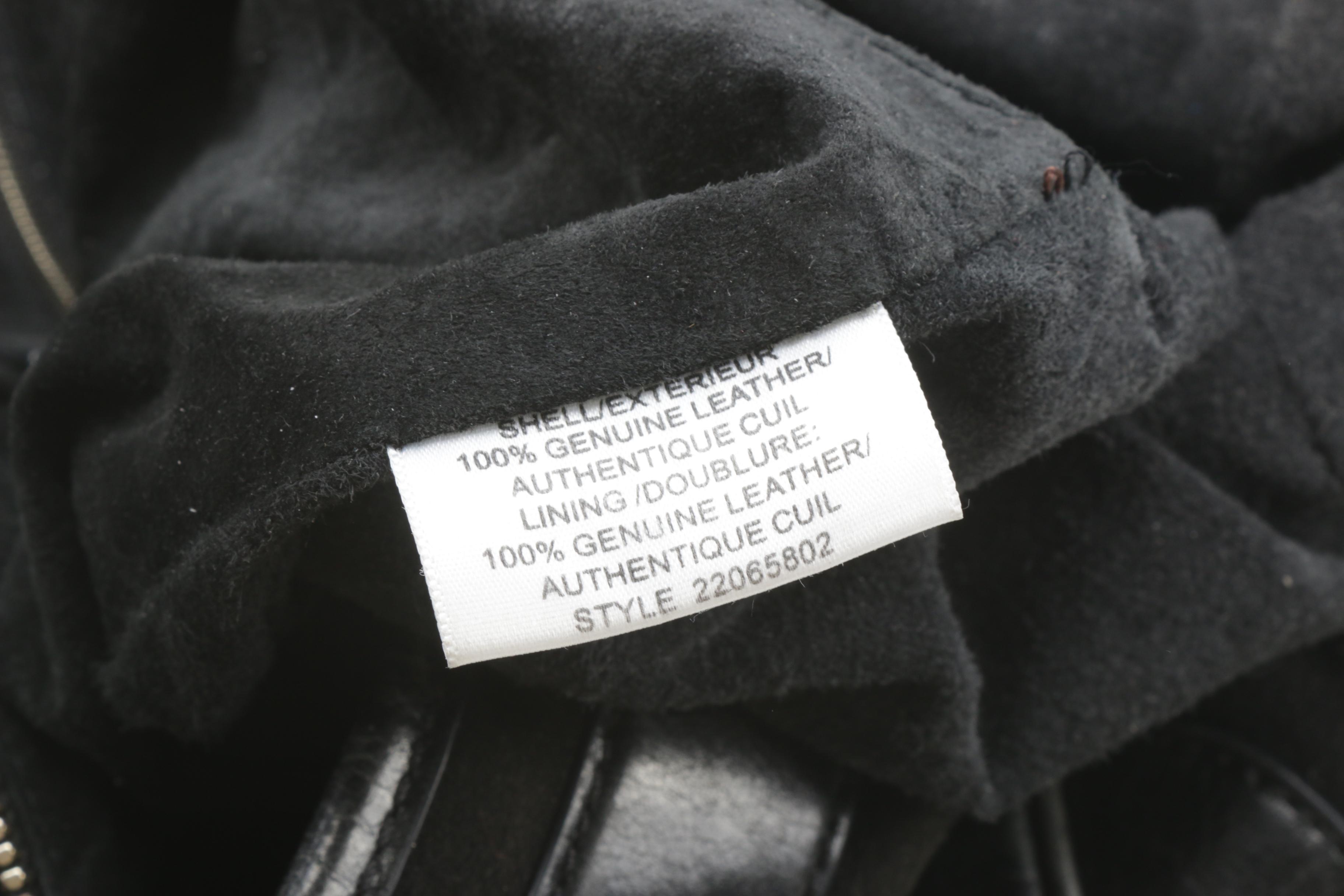 Tory Burch Black Suede and Leather Chain Link Horsebit Hobo Handbag