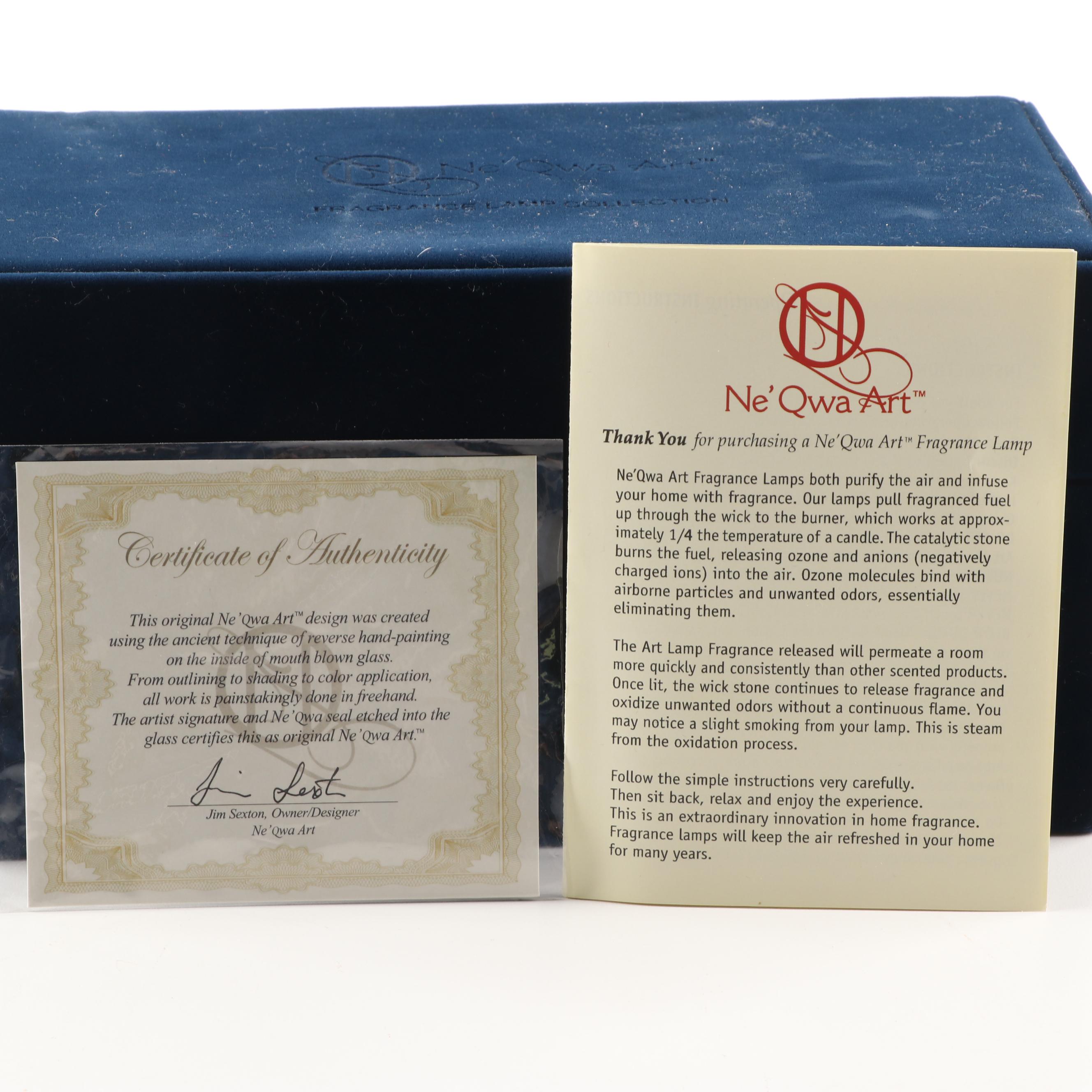 Ne'Qwa Hand-Painted Fragrance Lamp