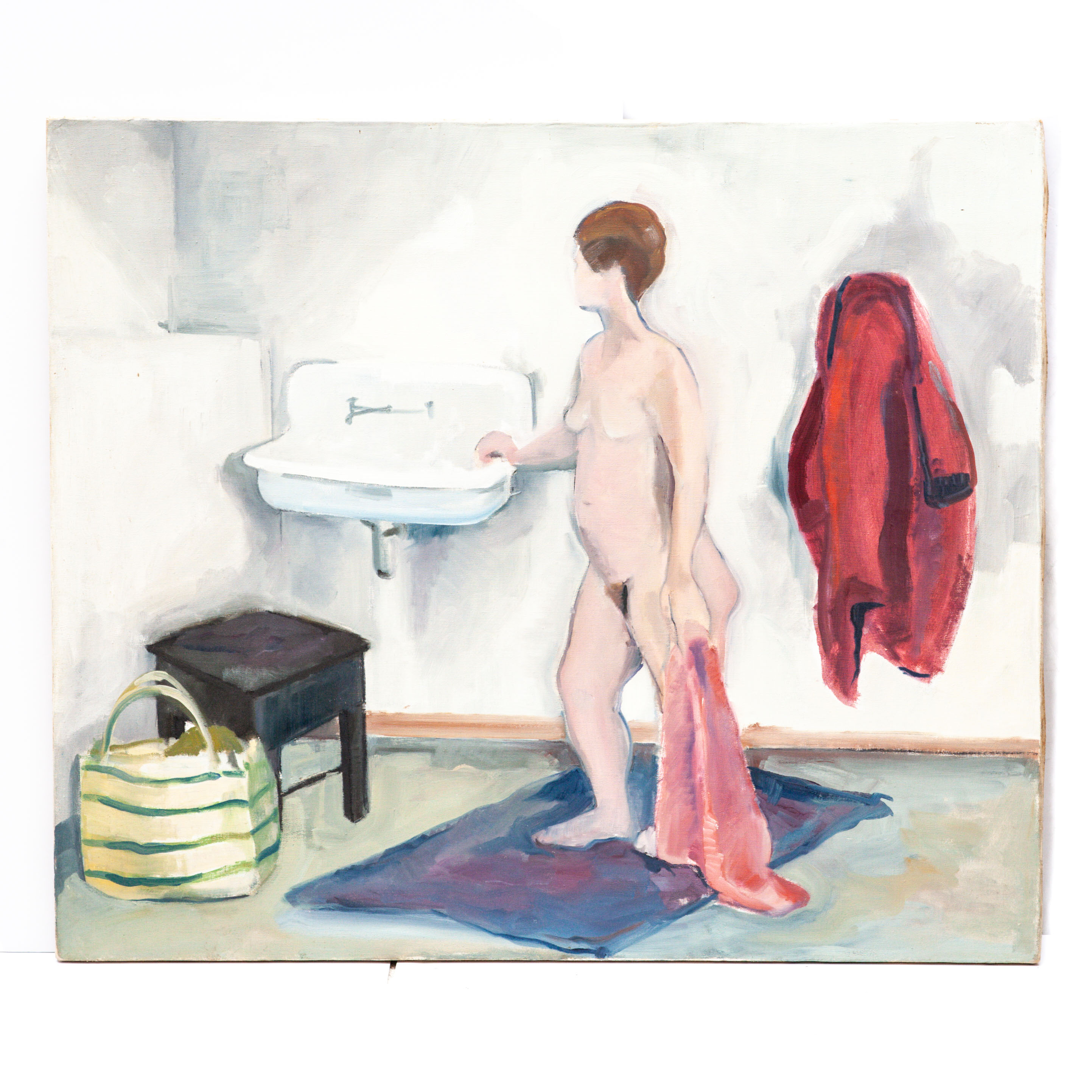 Joan Tallan Female Nude Oil Painting