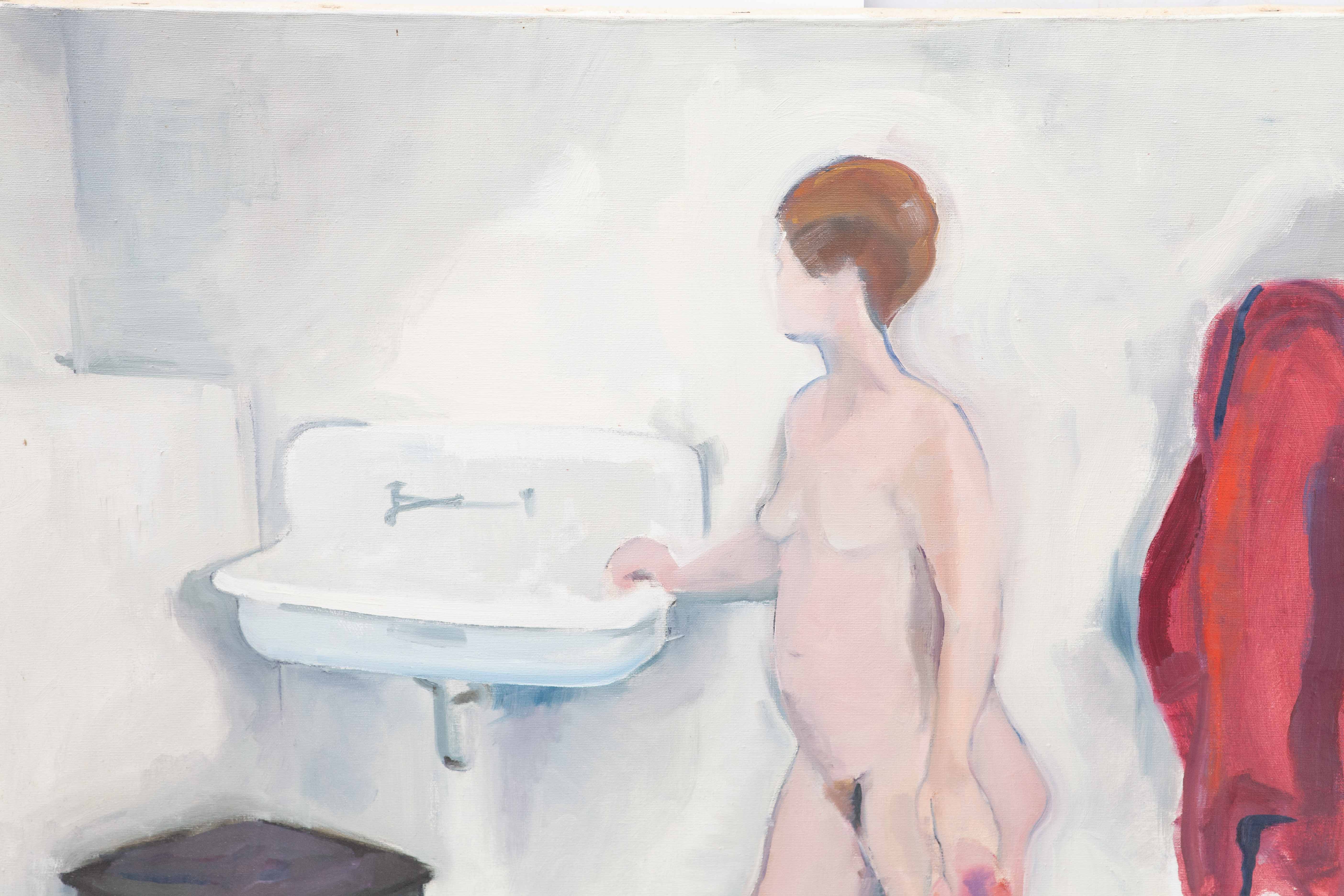 Joan Tallan Female Nude Oil Painting