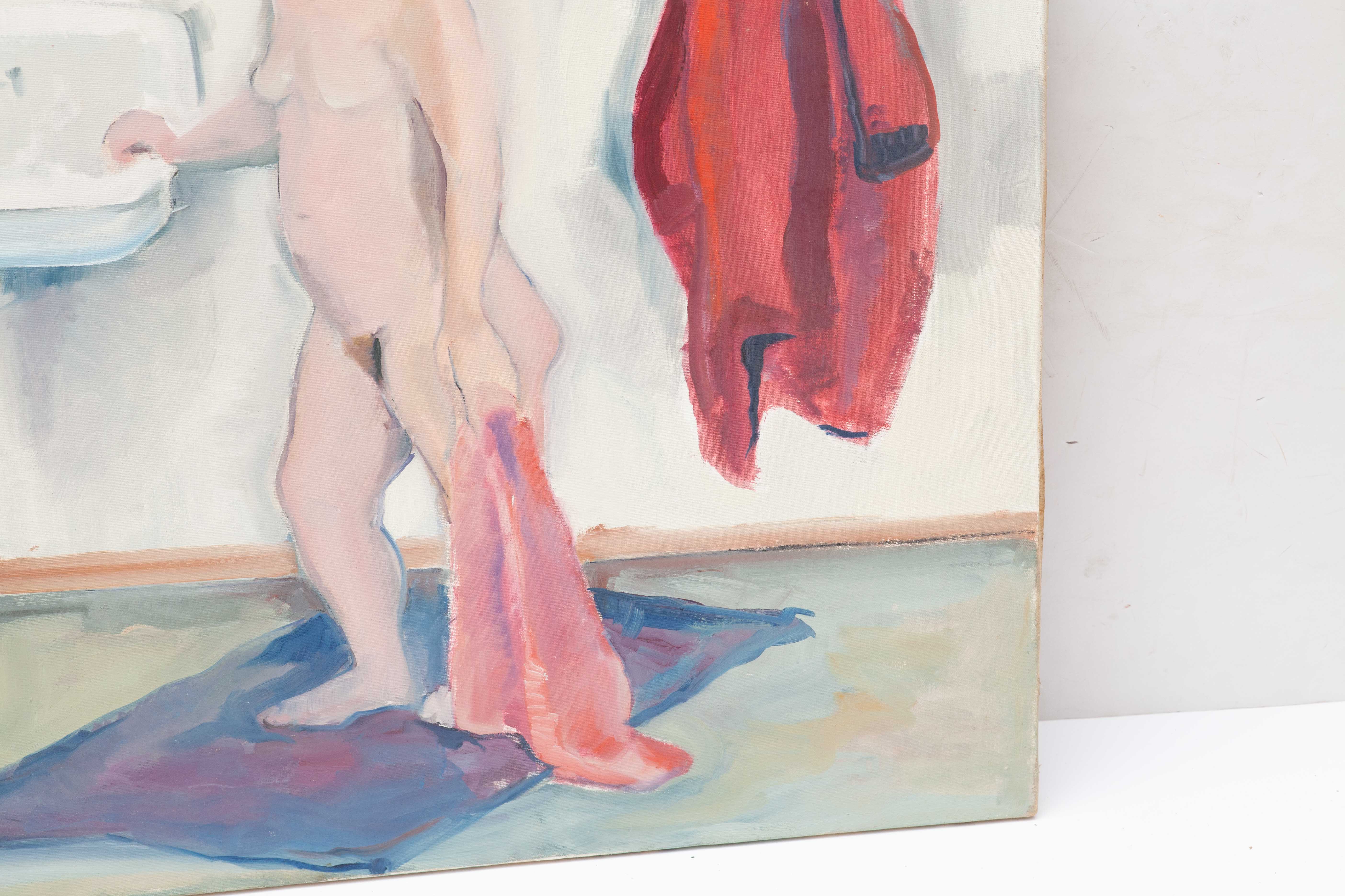 Joan Tallan Female Nude Oil Painting