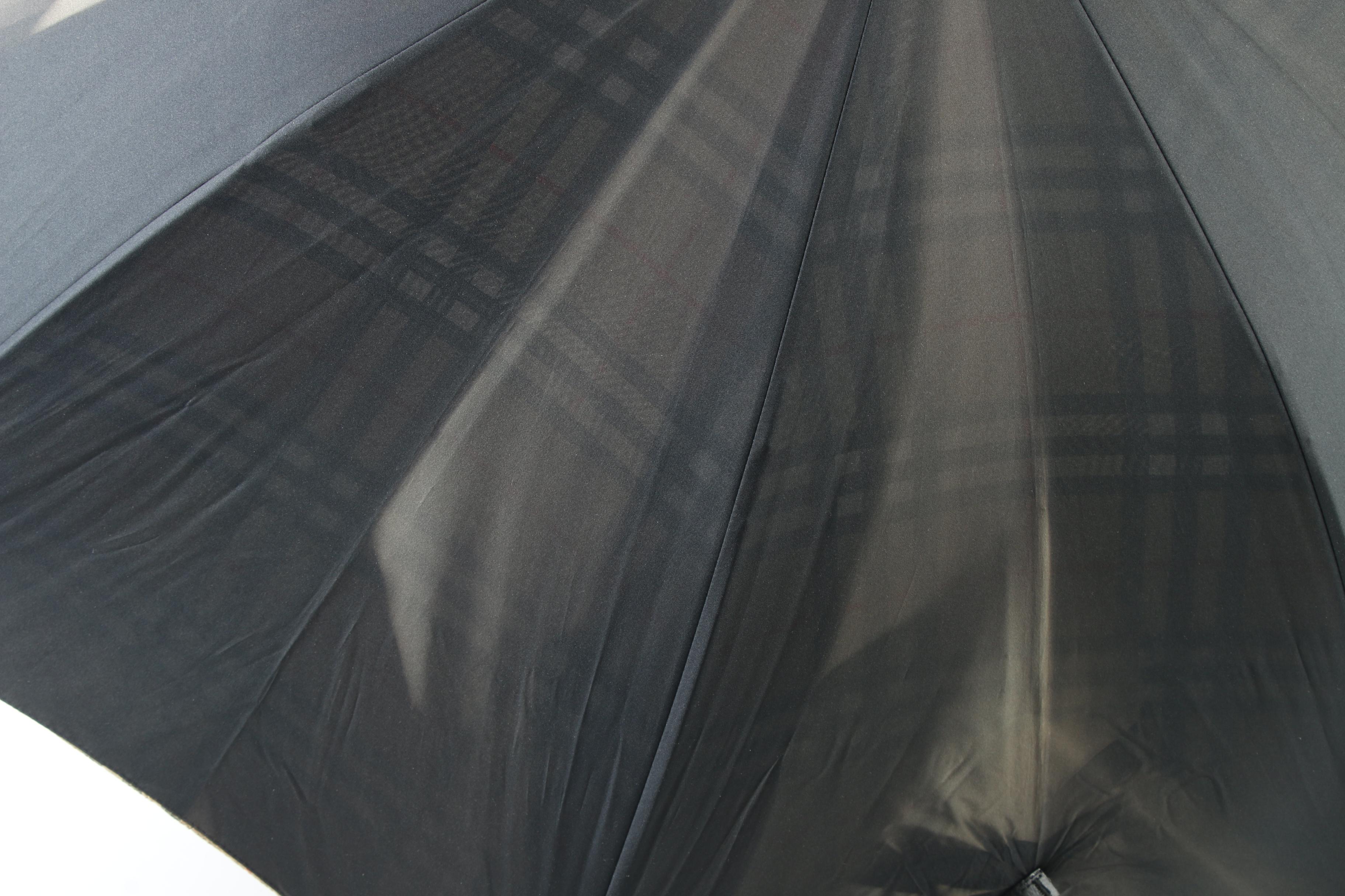 Burberry London Walking Umbrella with “Haymarket Check” Lining
