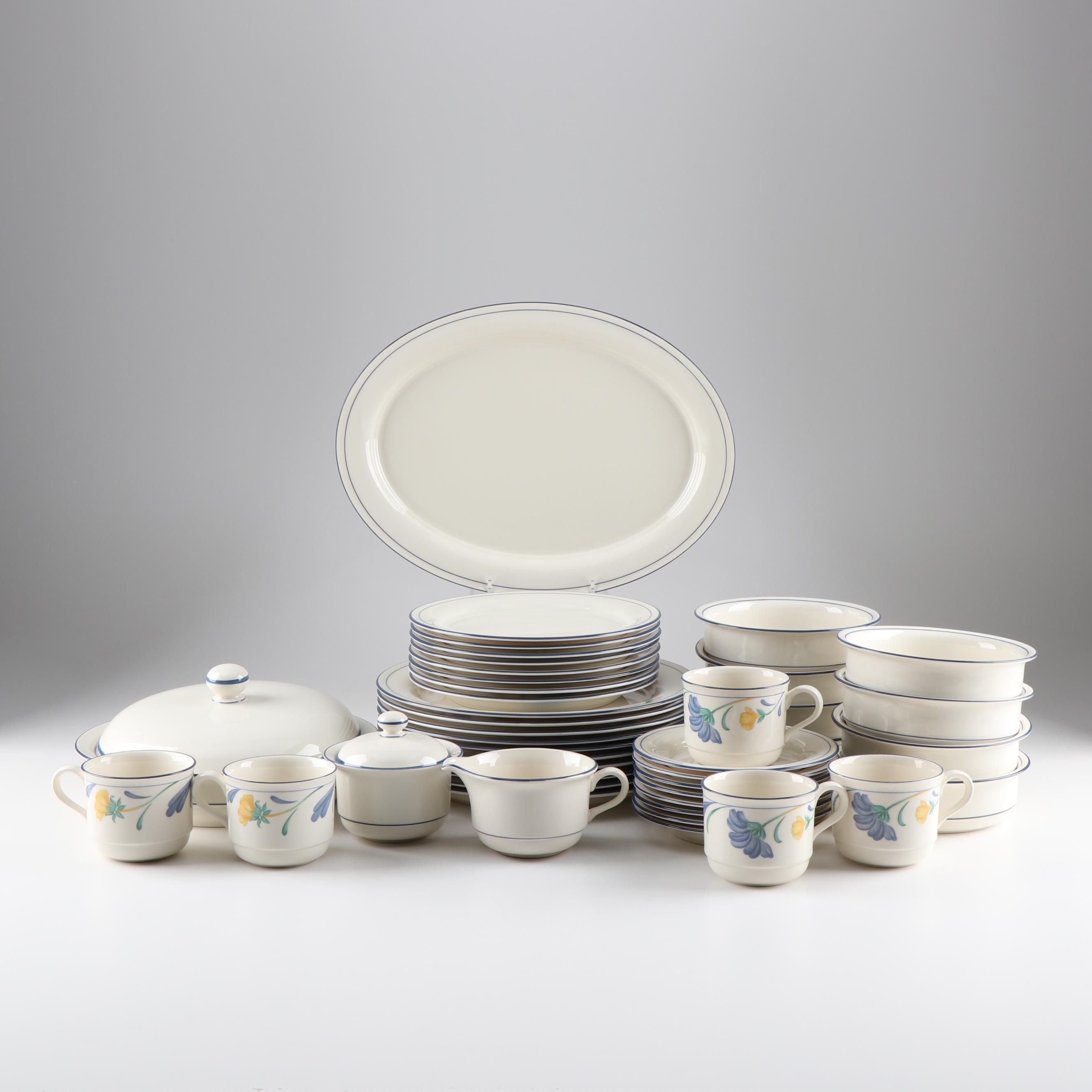 Lenox "Chinastone for the Blue Patterns" Porcelain Dinnerware
