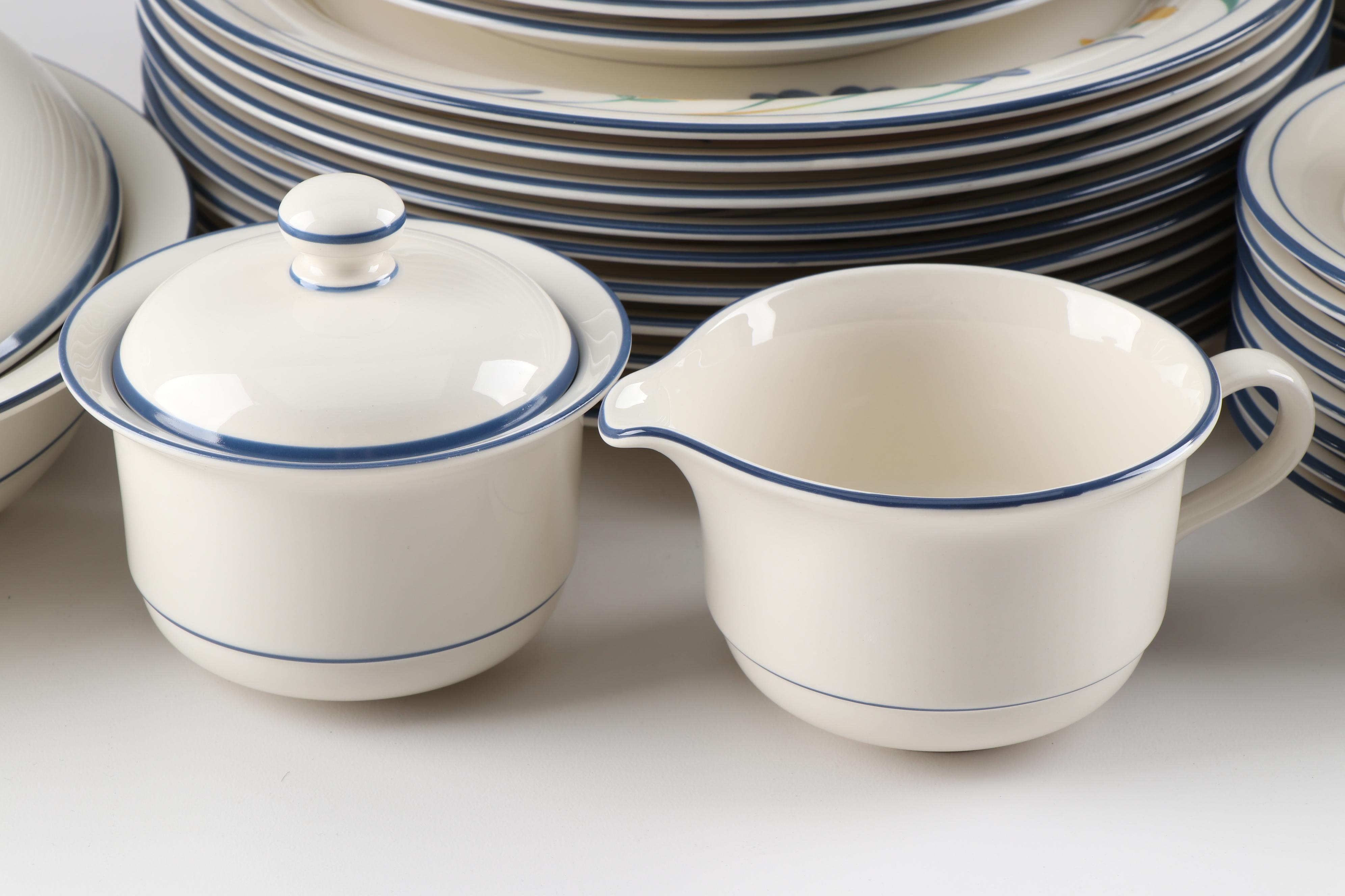Lenox "Chinastone for the Blue Patterns" Porcelain Dinnerware
