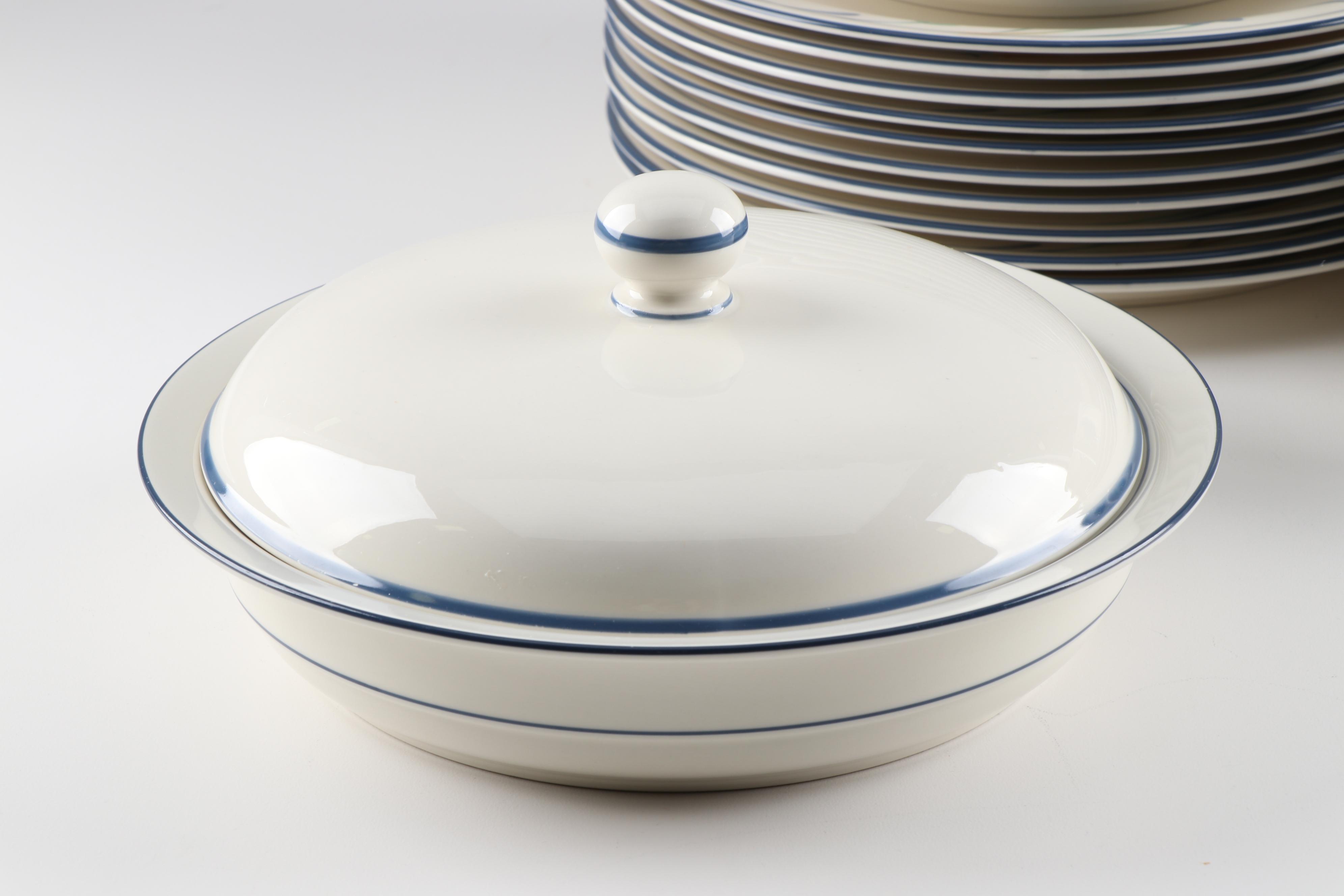 Lenox "Chinastone for the Blue Patterns" Porcelain Dinnerware