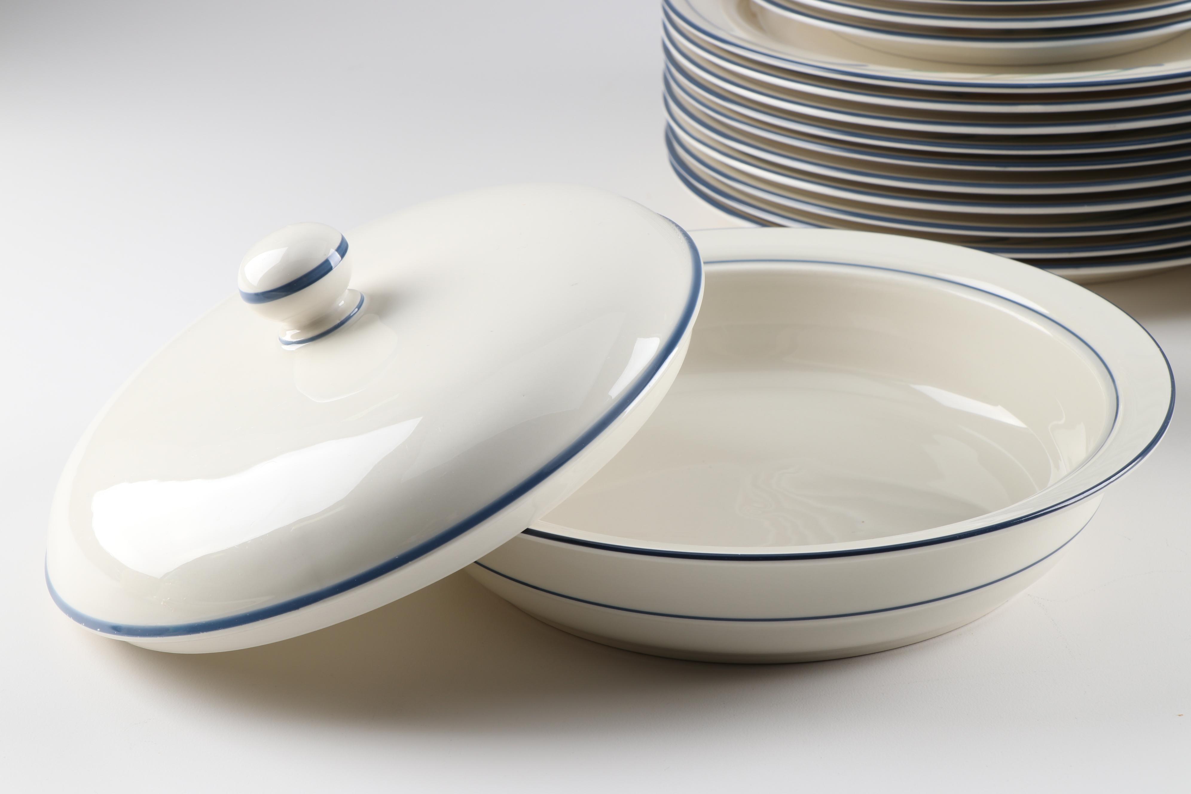 Lenox "Chinastone for the Blue Patterns" Porcelain Dinnerware