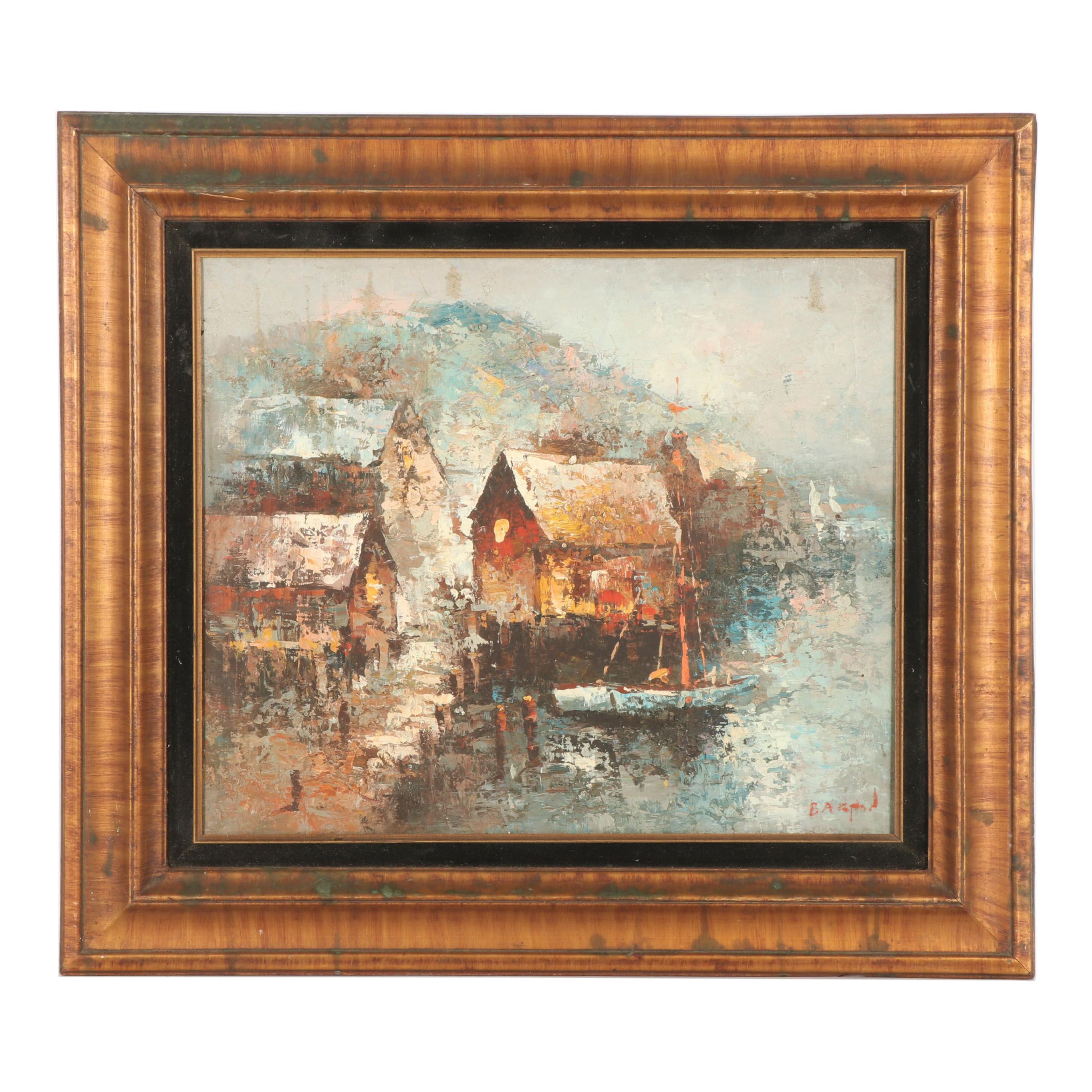 Landscape Impasto Oil Painting