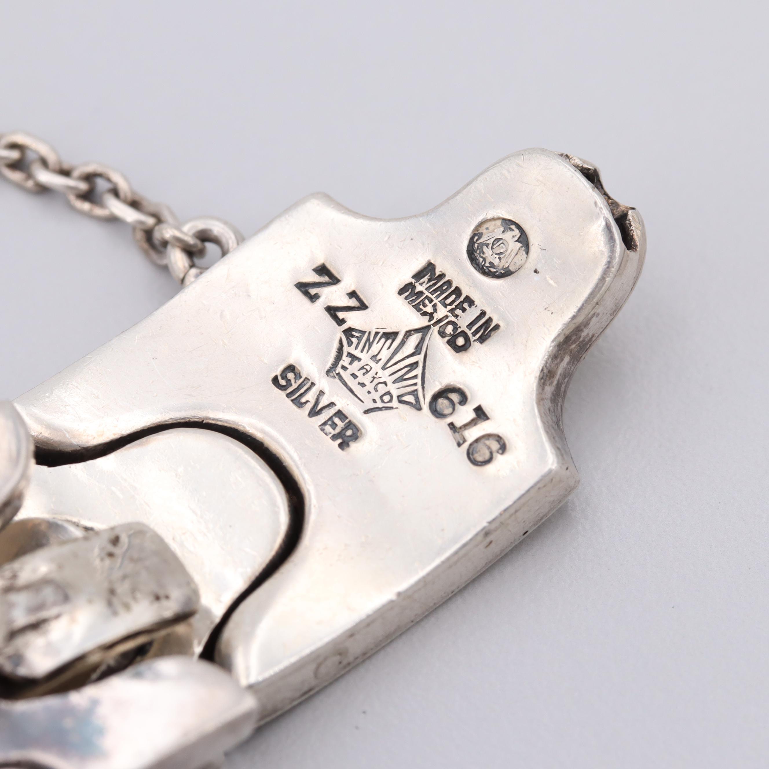 Modernist Antonio Pineda Taxco Sterling Silver Bracelet